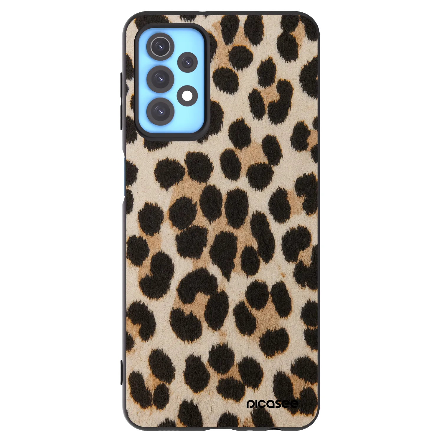 Picasee silikonski črni ovitek za Samsung Galaxy A32 4G SM-A325F - Brown Tiger