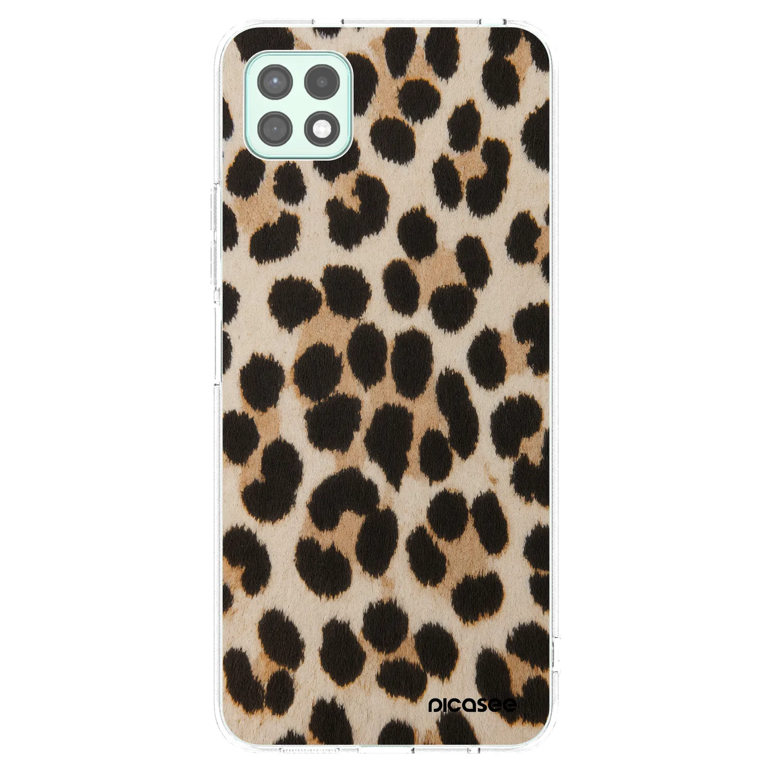 Picasee silikonski prozorni ovitek za Samsung Galaxy A22 A226B 5G - Brown Tiger