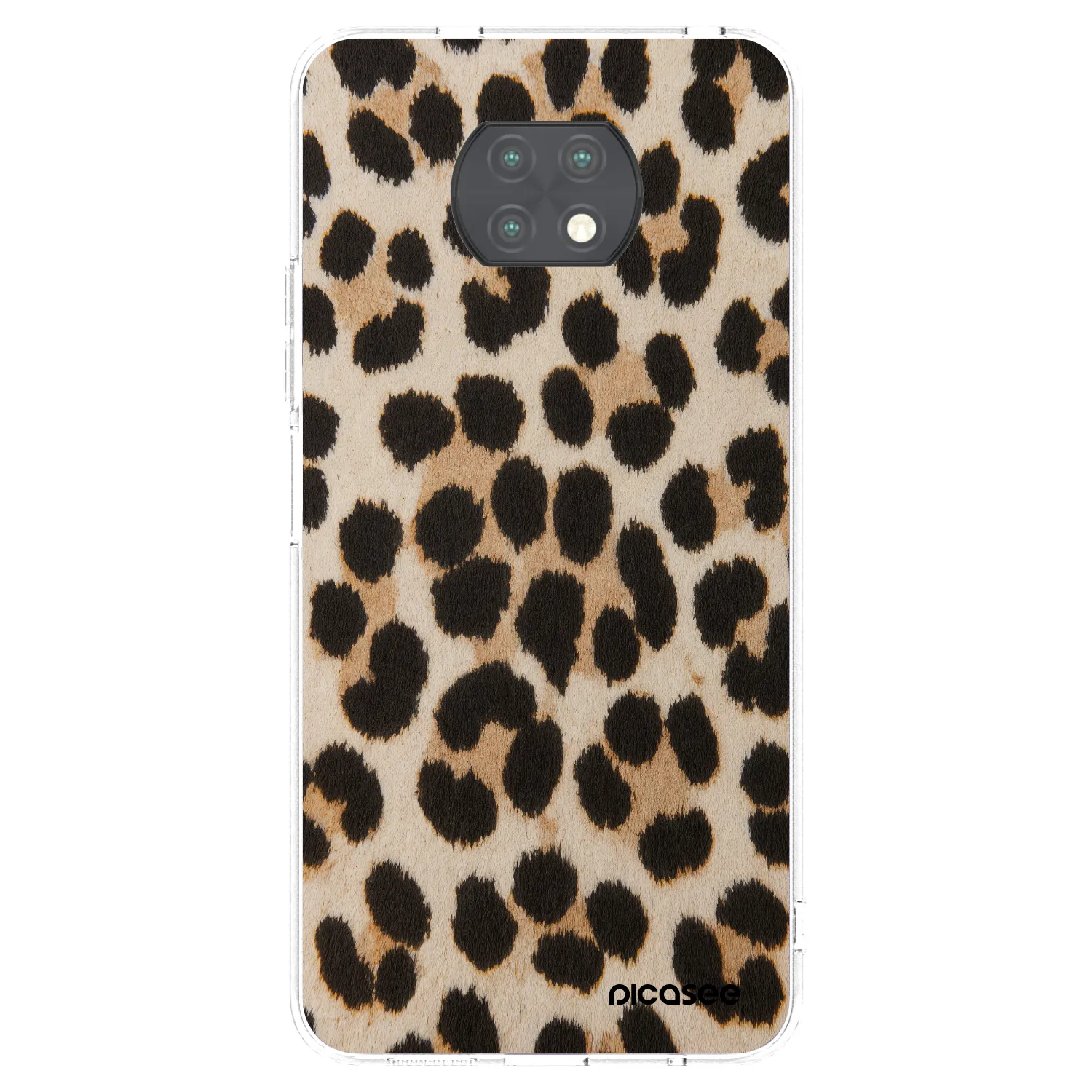Picasee silikonski prozorni ovitek za Xiaomi Redmi Note 9T - Brown Tiger