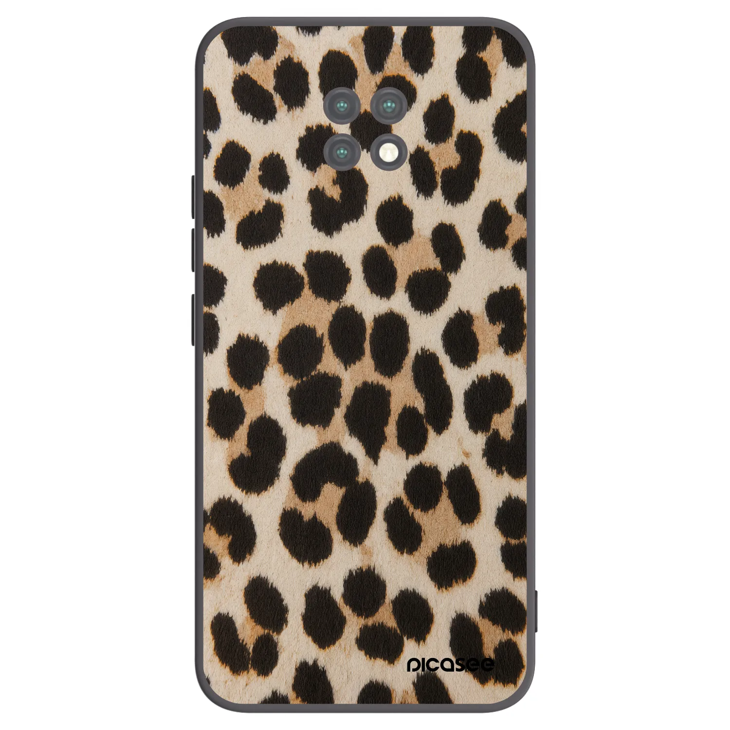 Picasee silikonski črni ovitek za Xiaomi Redmi Note 9T - Brown Tiger