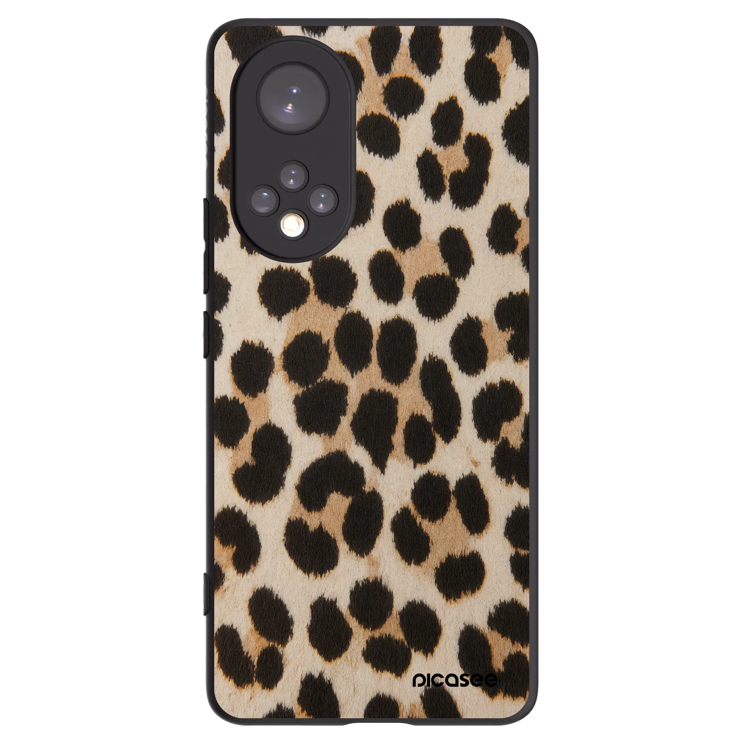 Picasee silikonski črni ovitek za Huawei Nova 9 - Brown Tiger