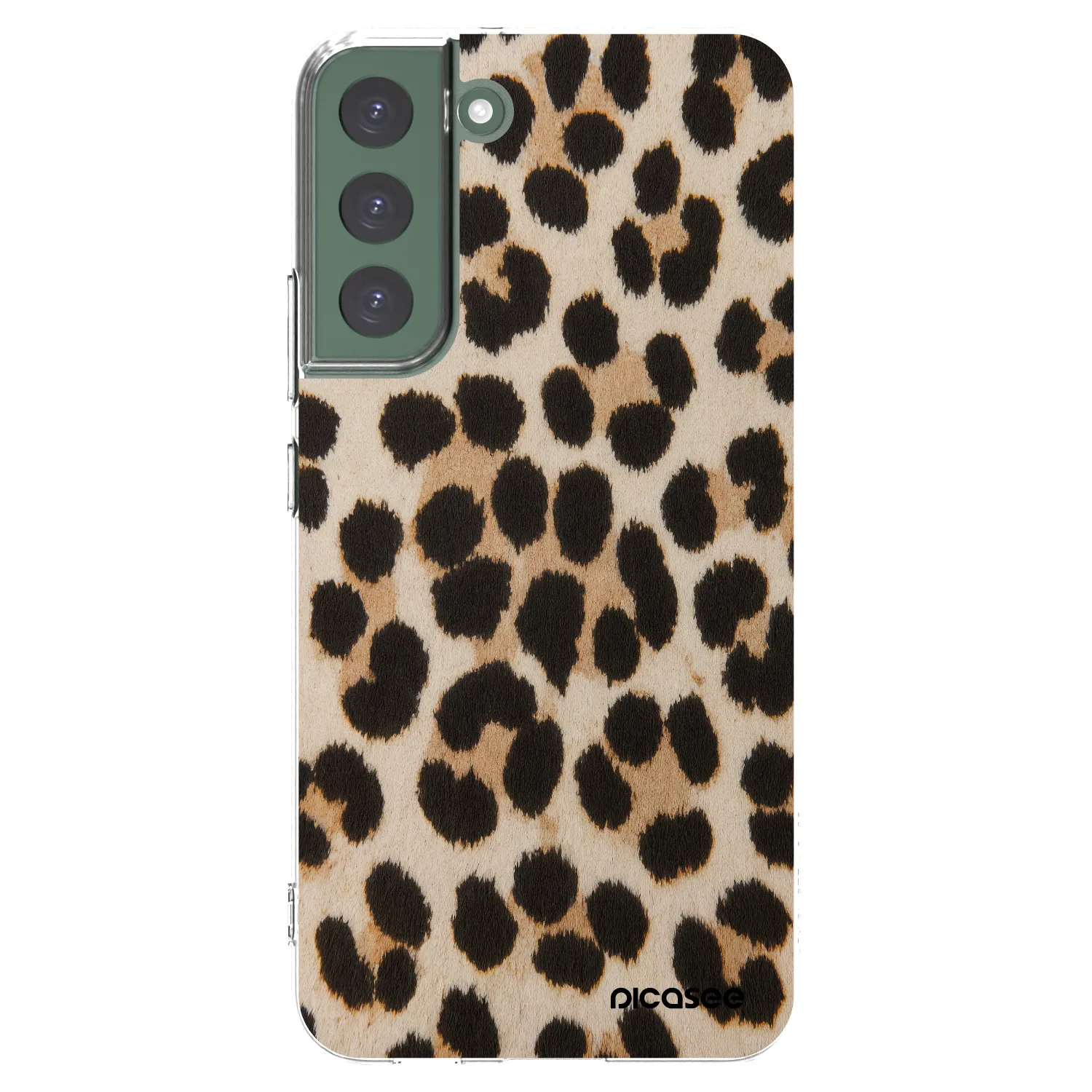 Picasee silikonski prozorni ovitek za Samsung Galaxy S22+ 5G - Brown Tiger