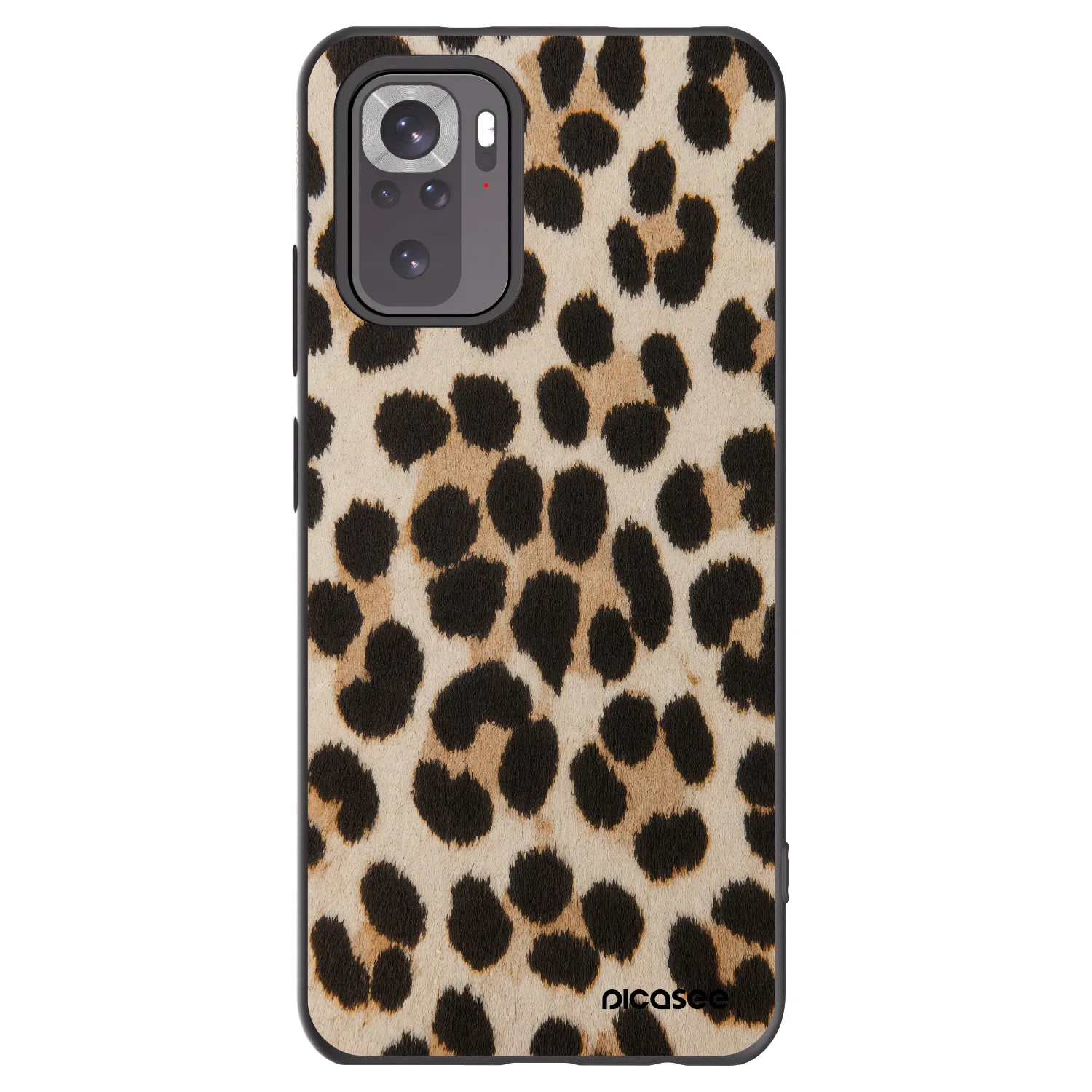 Picasee silikonski črni ovitek za Xiaomi Redmi Note 11S 4G - Brown Tiger