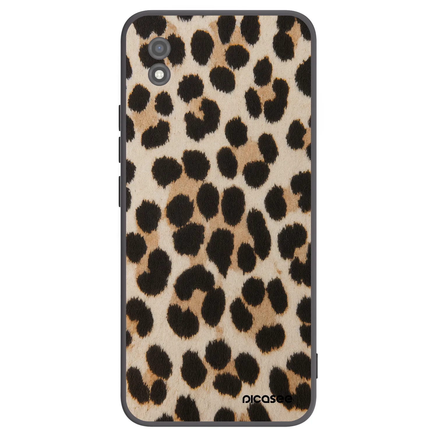 Picasee silikonski črni ovitek za Realme C11 (2021) - Brown Tiger