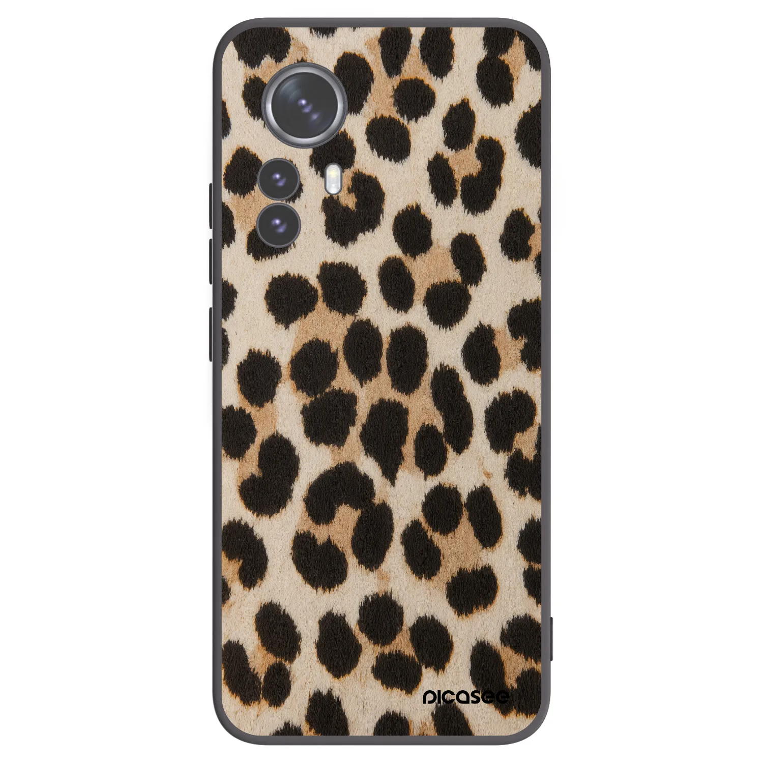 Picasee silikonski črni ovitek za Xiaomi 12 Pro - Brown Tiger