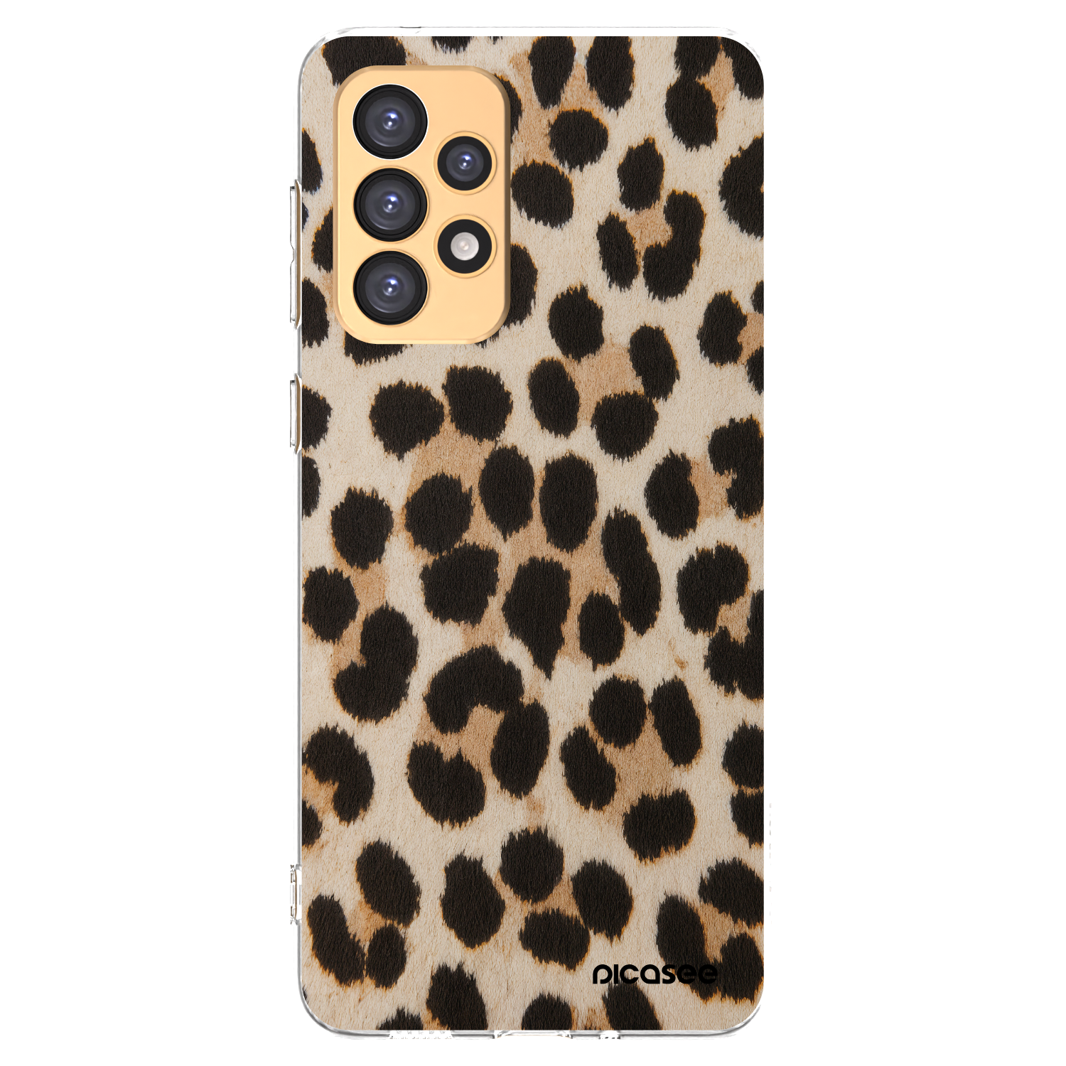 Picasee silikonski prozorni ovitek za Samsung Galaxy A33 5G A336 - Brown Tiger