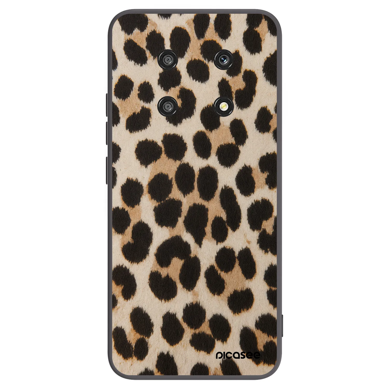 Picasee silikonski črni ovitek za Honor Magic4 Lite 5G - Brown Tiger