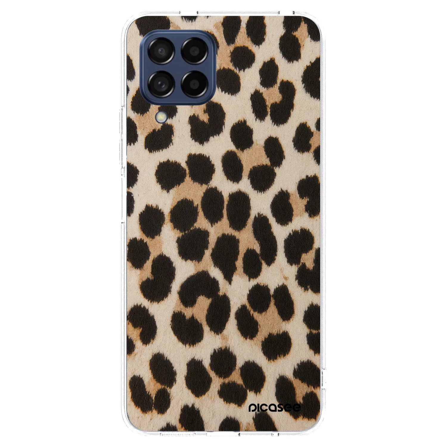 Picasee silikonski prozorni ovitek za Samsung Galaxy M53 5G - Brown Tiger