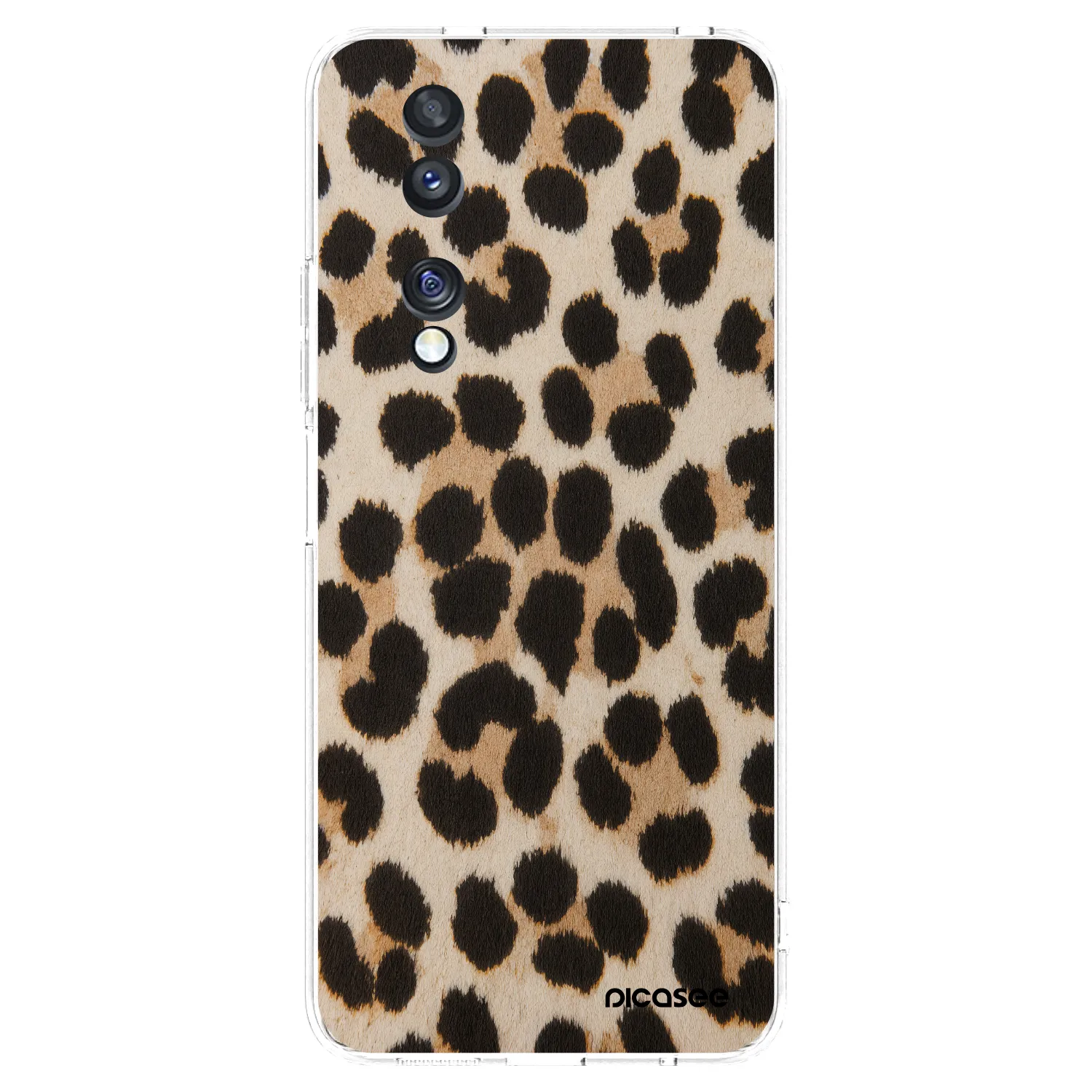 Picasee silikonski prozorni ovitek za Honor 70 - Brown Tiger