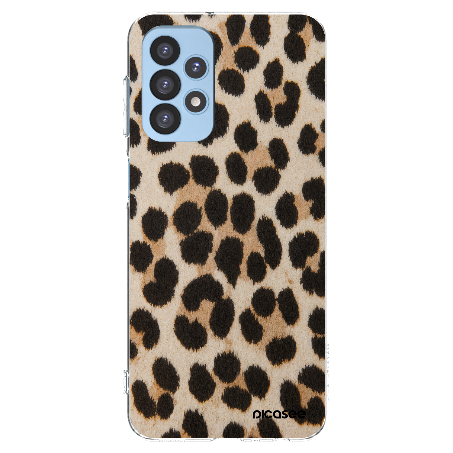 Picasee silikonski prozorni ovitek za Samsung Galaxy A23 A235F 4G - Brown Tiger