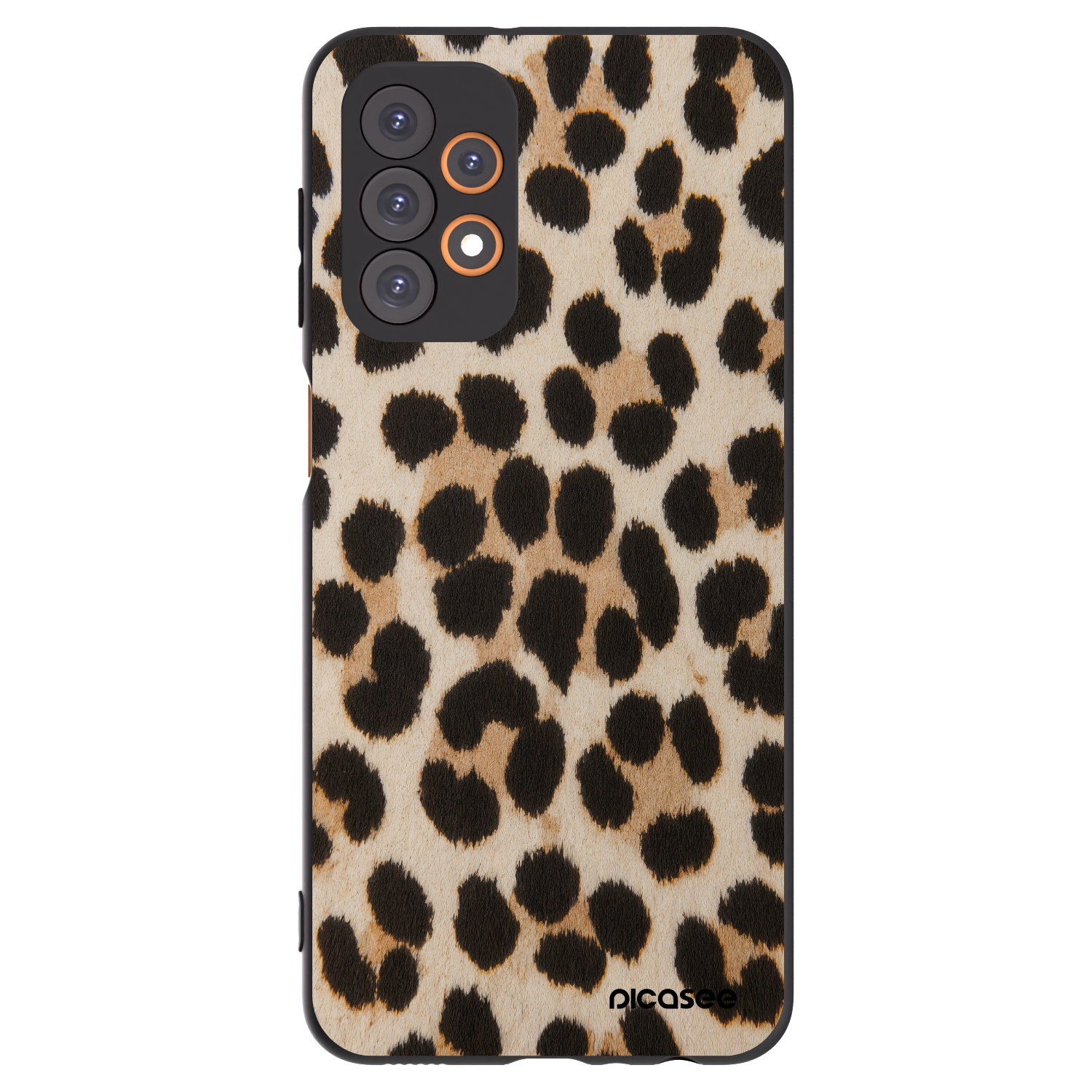 Picasee silikonski črni ovitek za Samsung Galaxy A23 A236B 5G - Brown Tiger