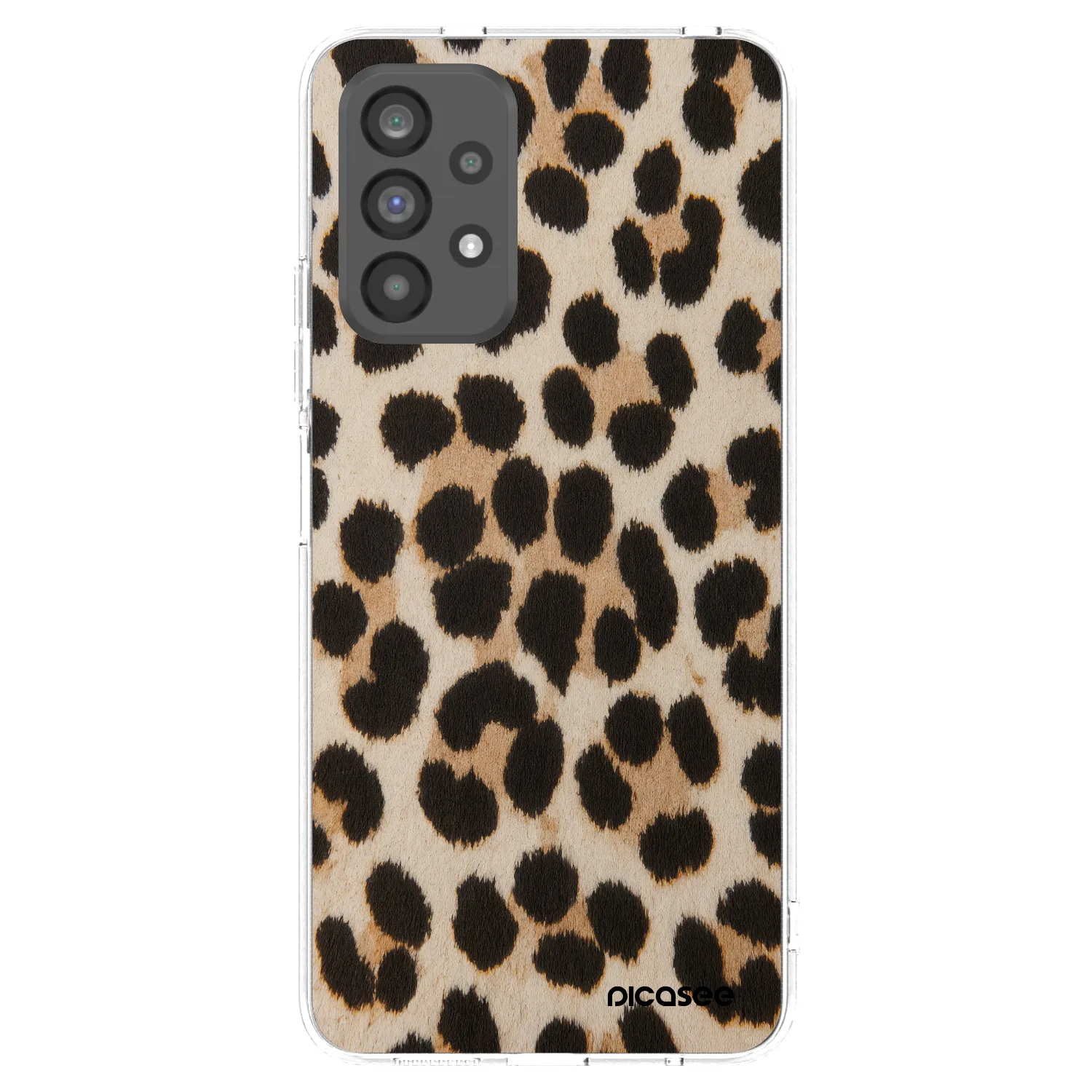 Picasee silikonski prozorni ovitek za Samsung Galaxy A73 5G - Brown Tiger