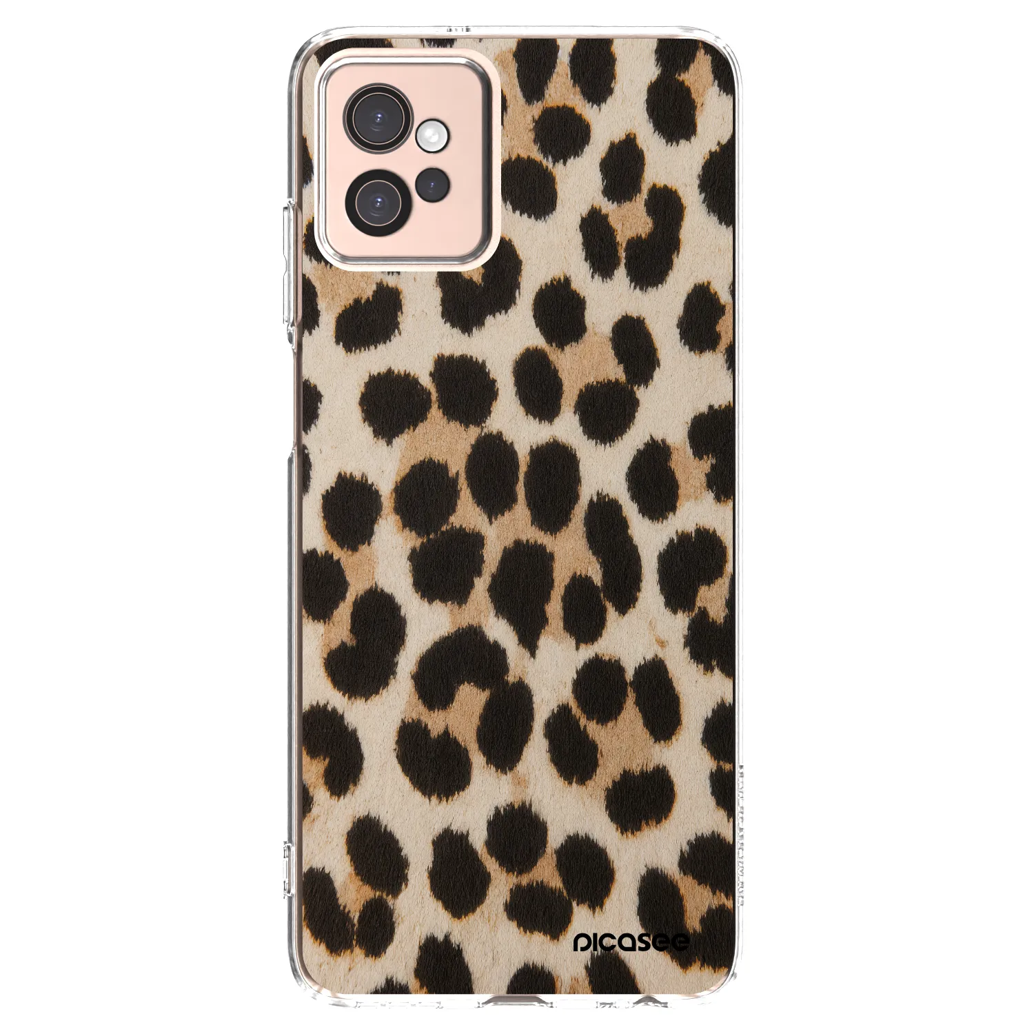 Picasee silikonski prozorni ovitek za Motorola Moto G32 - Brown Tiger