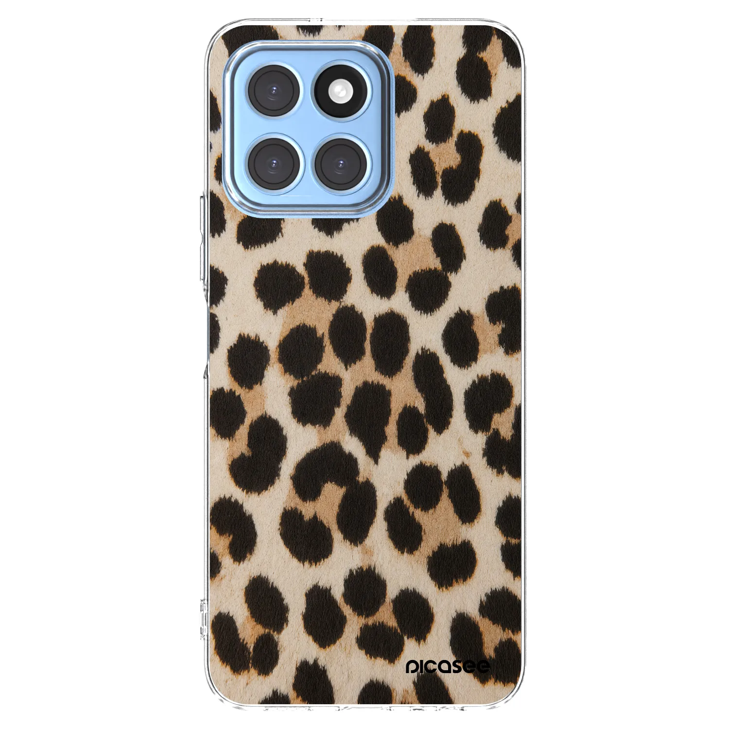 Picasee silikonski prozorni ovitek za Honor X6 - Brown Tiger