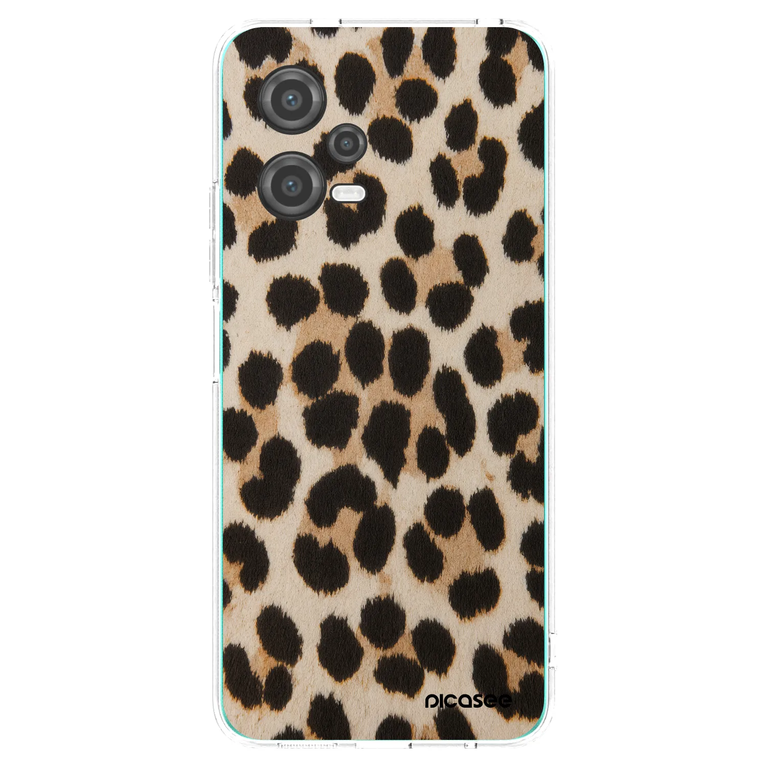 Picasee silikonski prozorni ovitek za Xiaomi Poco X5 - Brown Tiger