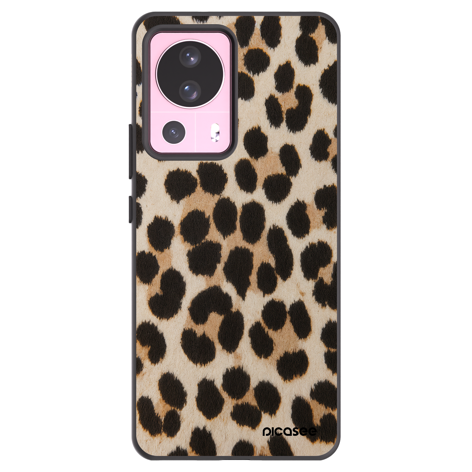 Picasee silikonski črni ovitek za Xiaomi 13 Lite - Brown Tiger