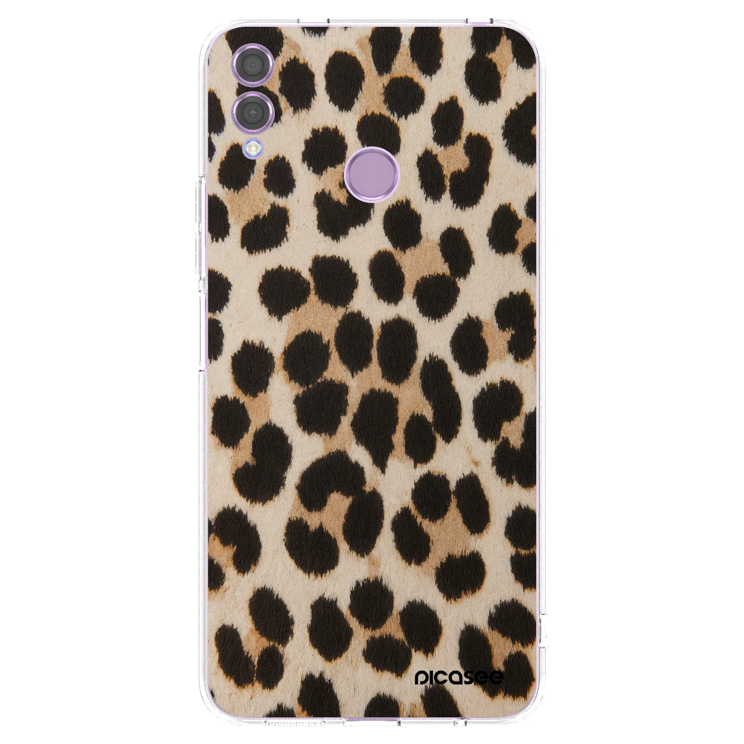 Picasee silikonski prozorni ovitek za Honor 8X - Brown Tiger