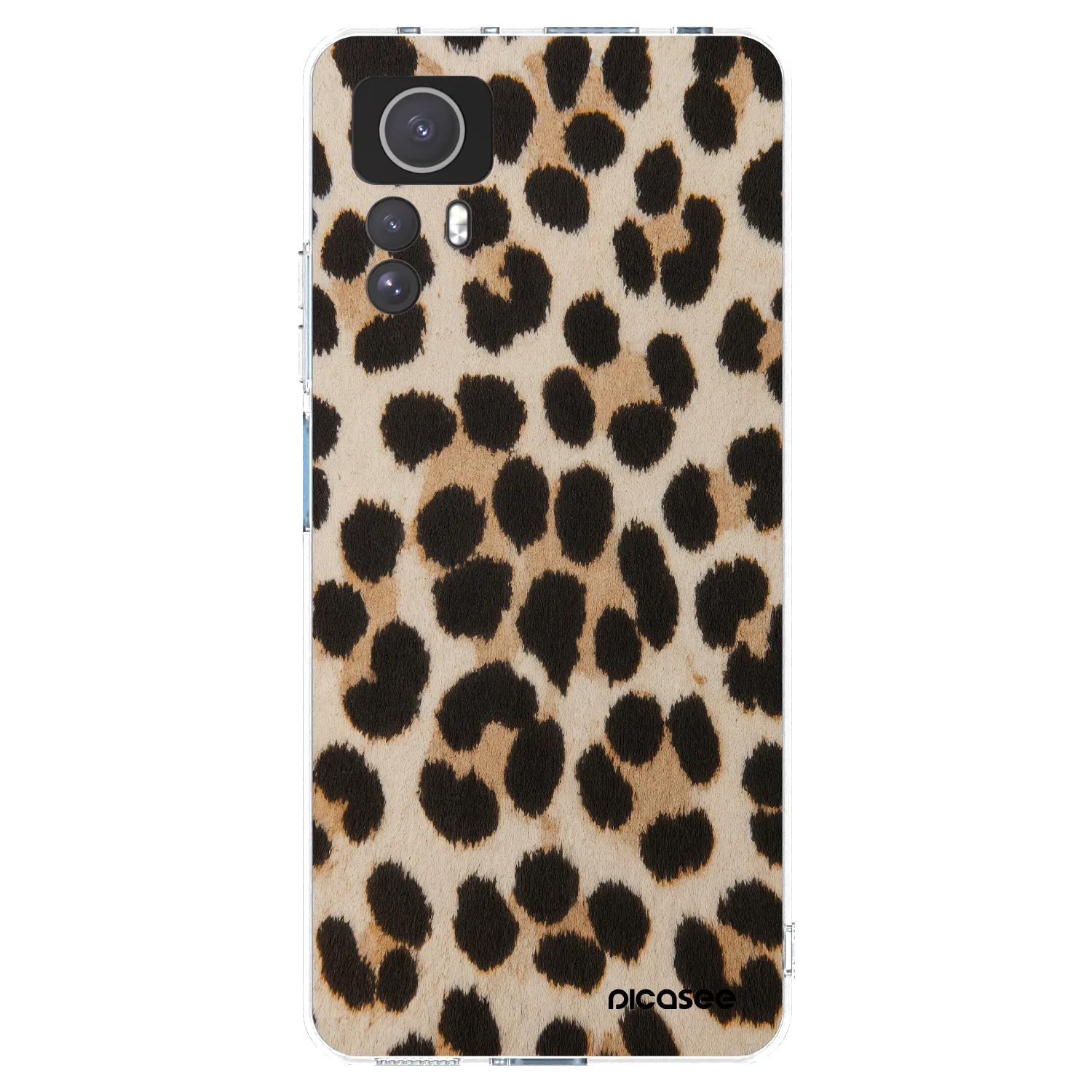 Picasee silikonski prozorni ovitek za Xiaomi Redmi Note 12S - Brown Tiger