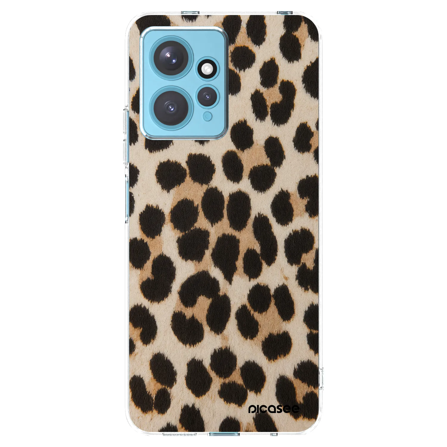 Picasee silikonski prozorni ovitek za Xiaomi Redmi Note 12 4G - Brown Tiger