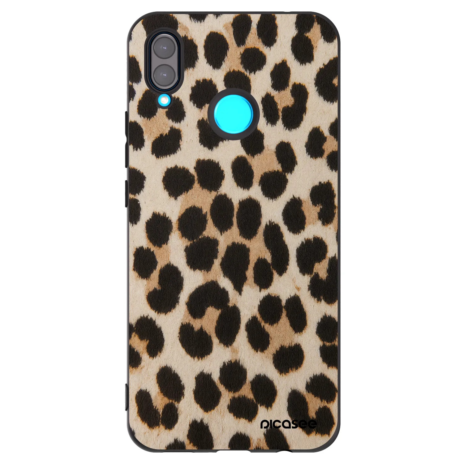 Picasee silikonski črni ovitek za Huawei Nova 3 - Brown Tiger