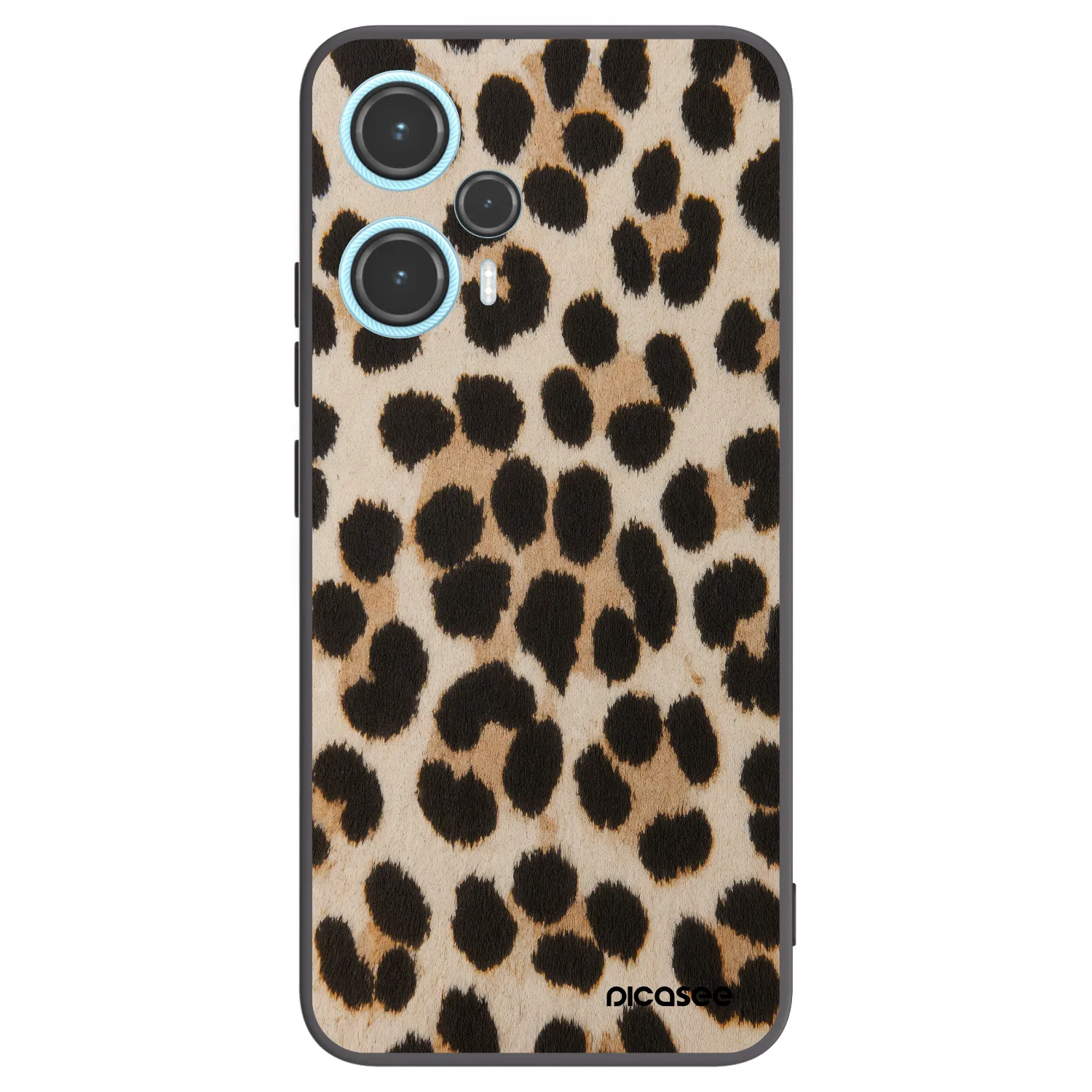 Picasee silikonski črni ovitek za Xiaomi Poco F5 - Brown Tiger