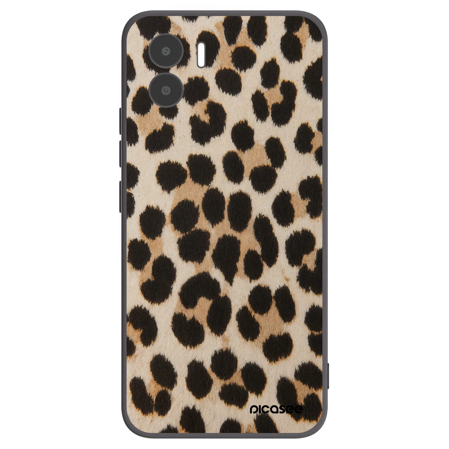 Picasee silikonski črni ovitek za Xiaomi Redmi A2 - Brown Tiger