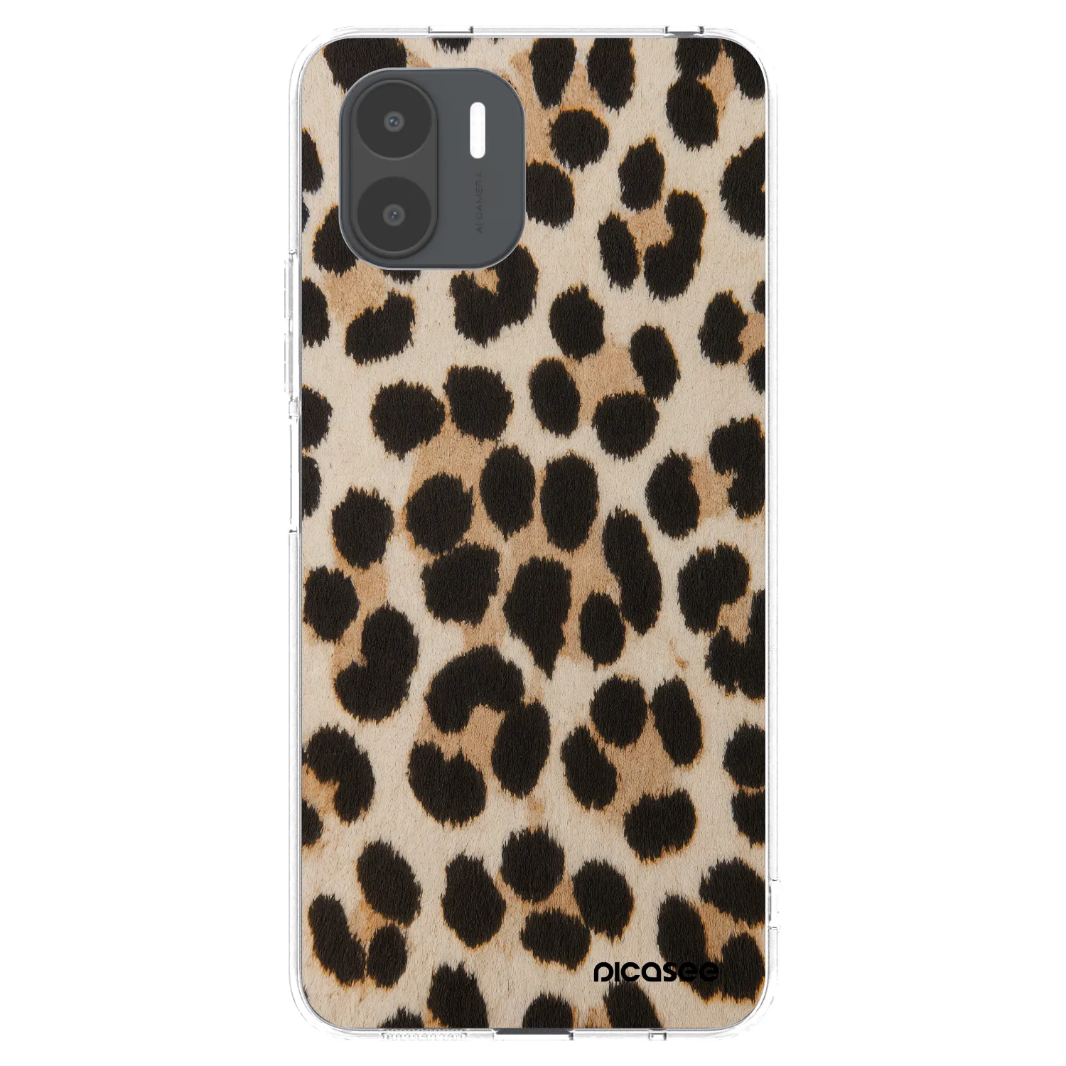 Picasee silikonski prozorni ovitek za Xiaomi Redmi A2 - Brown Tiger
