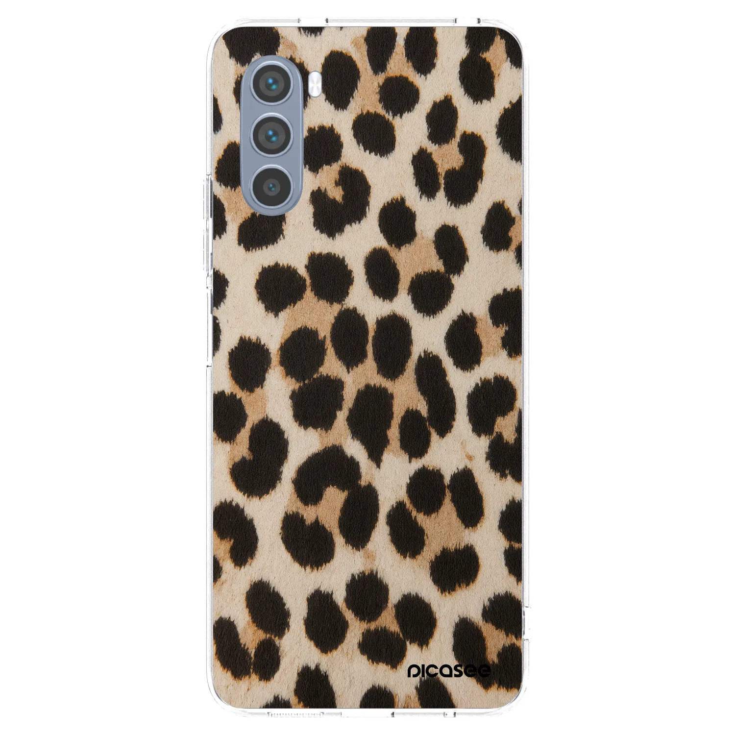 Picasee silikonski prozorni ovitek za Motorola Moto G62 - Brown Tiger