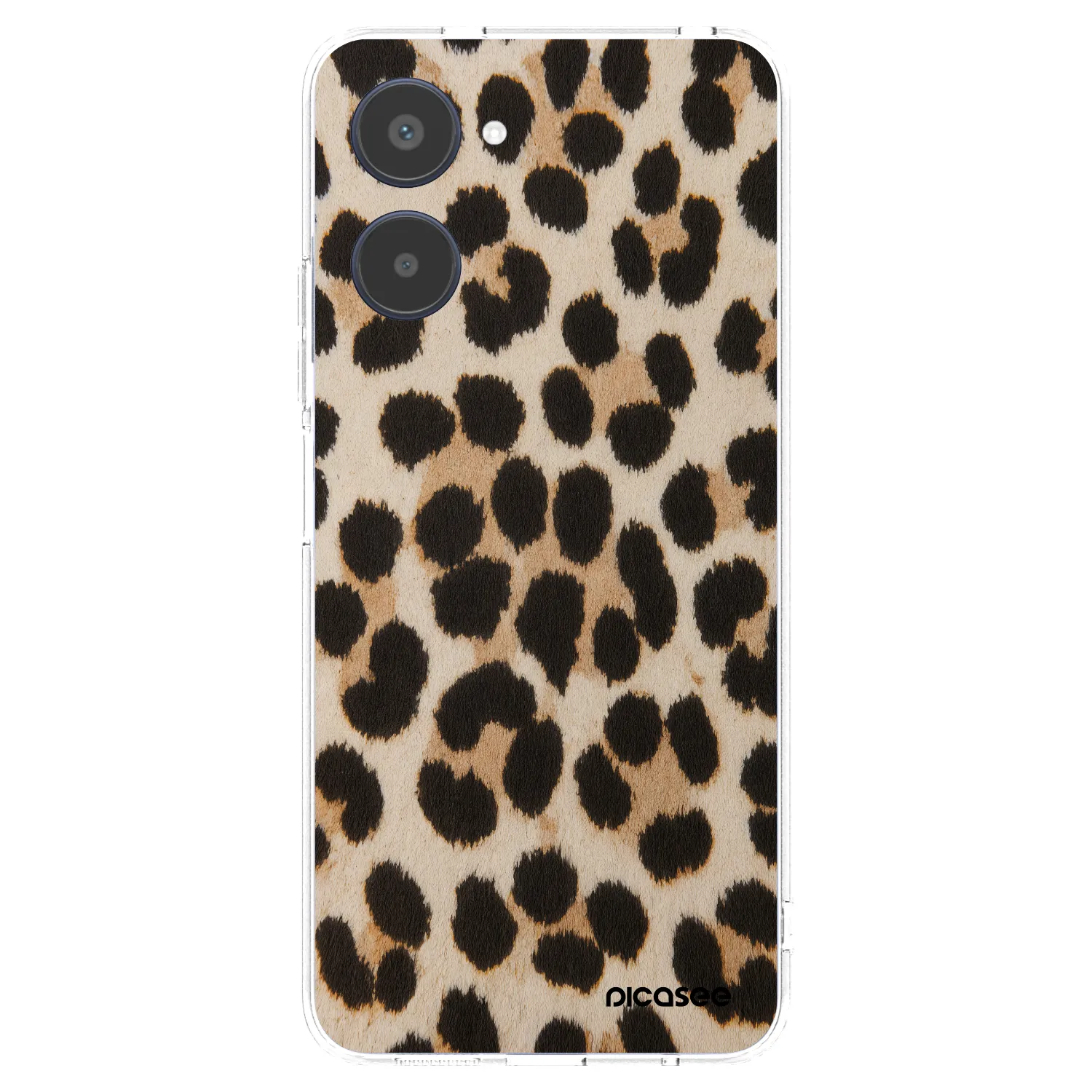 Picasee silikonski prozorni ovitek za Realme 10 4G - Brown Tiger