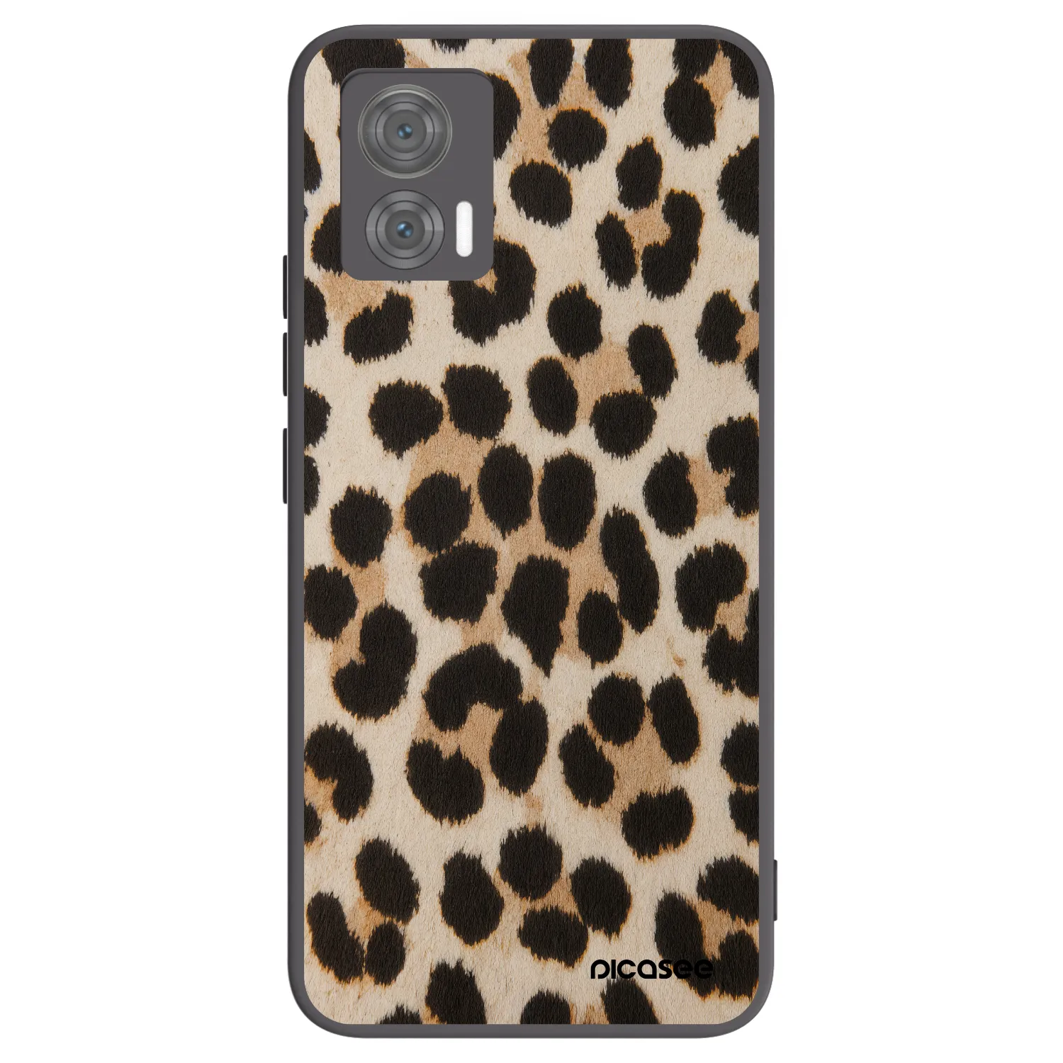 Picasee silikonski črni ovitek za Motorola Edge 30 Neo - Brown Tiger