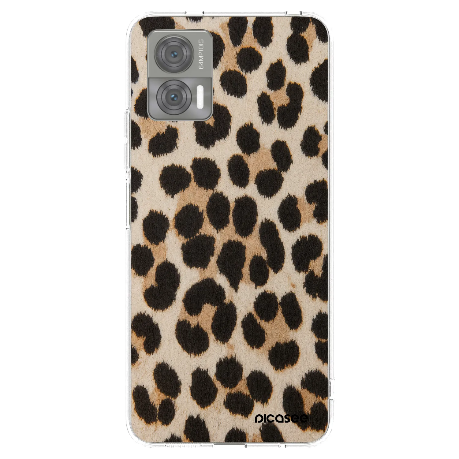 Picasee silikonski prozorni ovitek za Motorola Edge 30 Neo - Brown Tiger