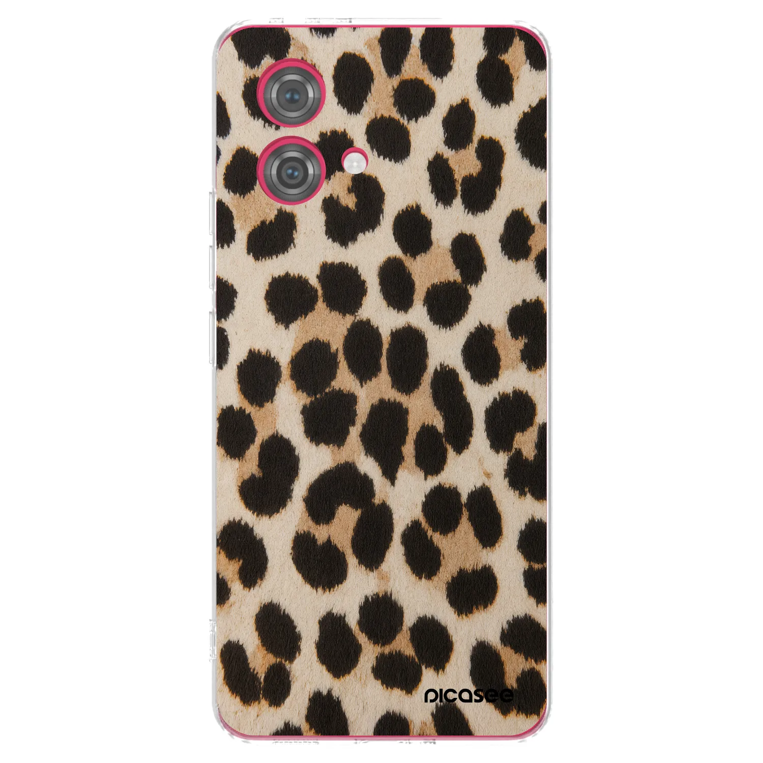 Picasee silikonski prozorni ovitek za Motorola Moto G84 5G - Brown Tiger