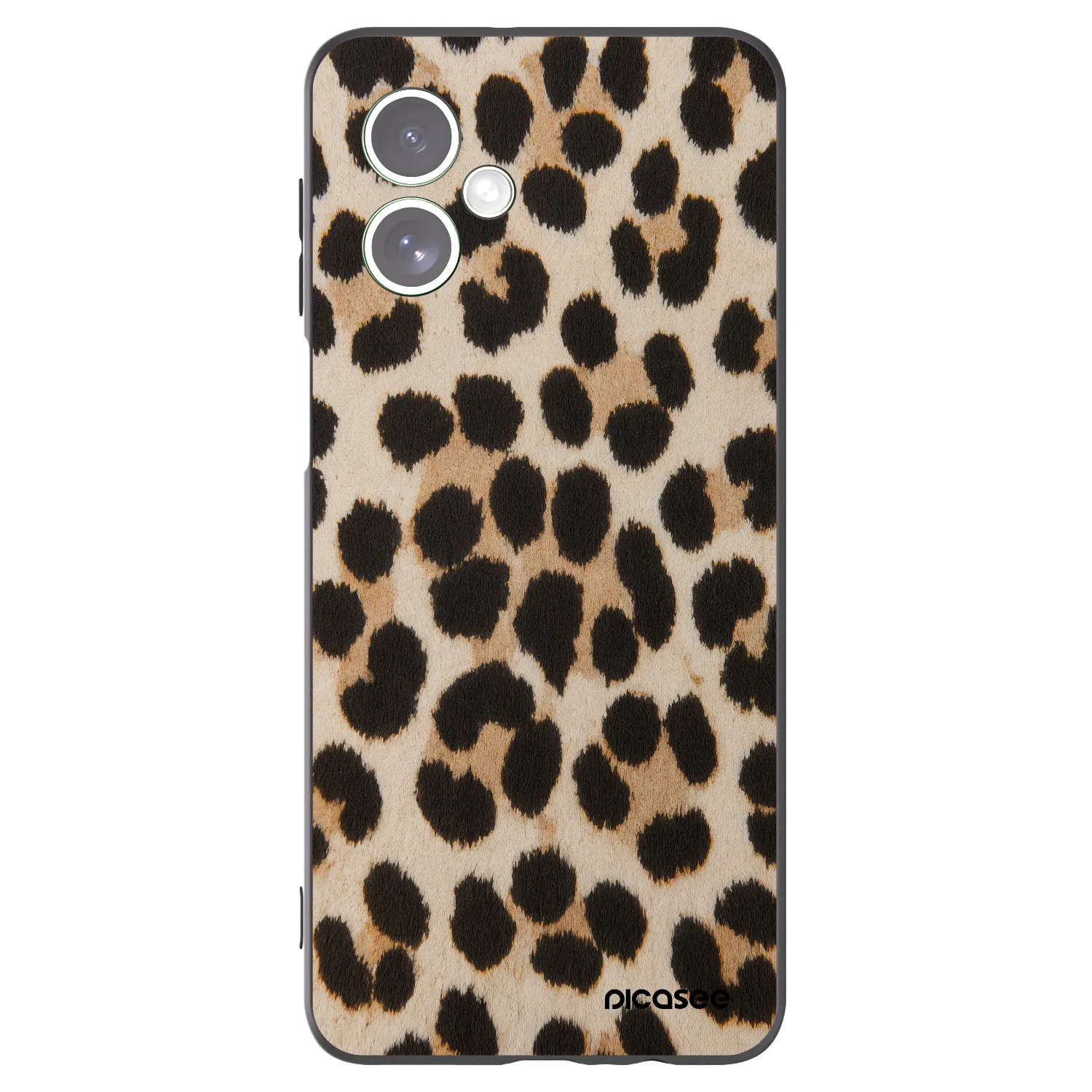 Picasee silikonski črni ovitek za Motorola Moto G54 5G - Brown Tiger