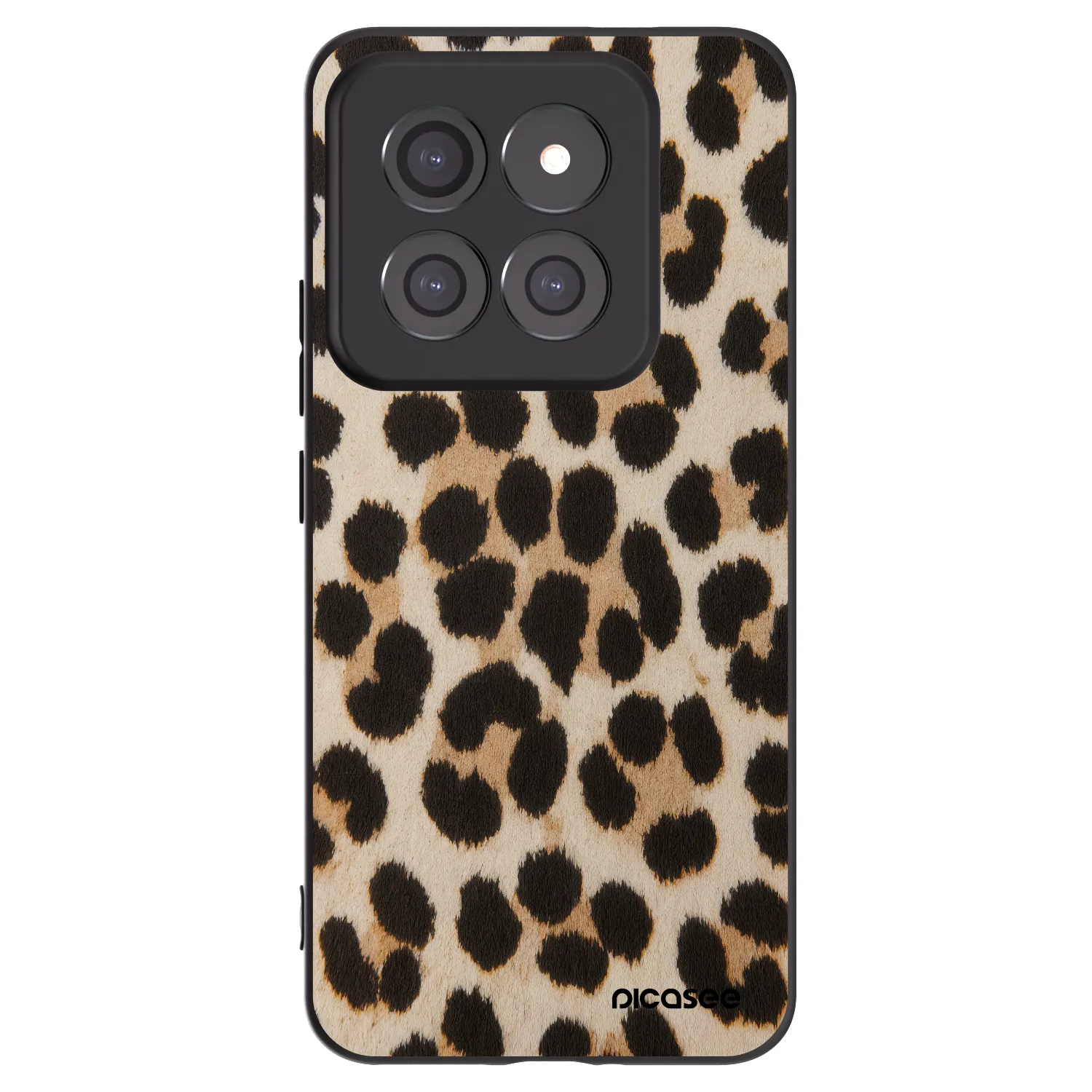 Picasee silikonski črni ovitek za Xiaomi 14 Pro - Brown Tiger