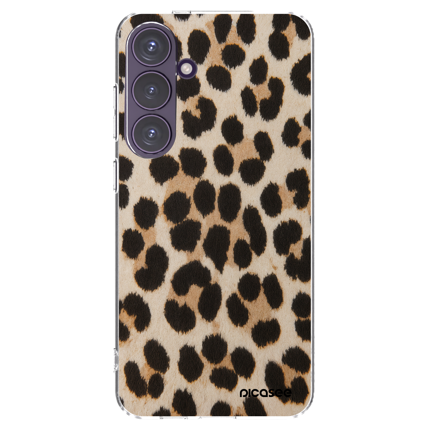 Picasee silikonski prozorni ovitek za Samsung Galaxy S24+ S926B 5G - Brown Tiger