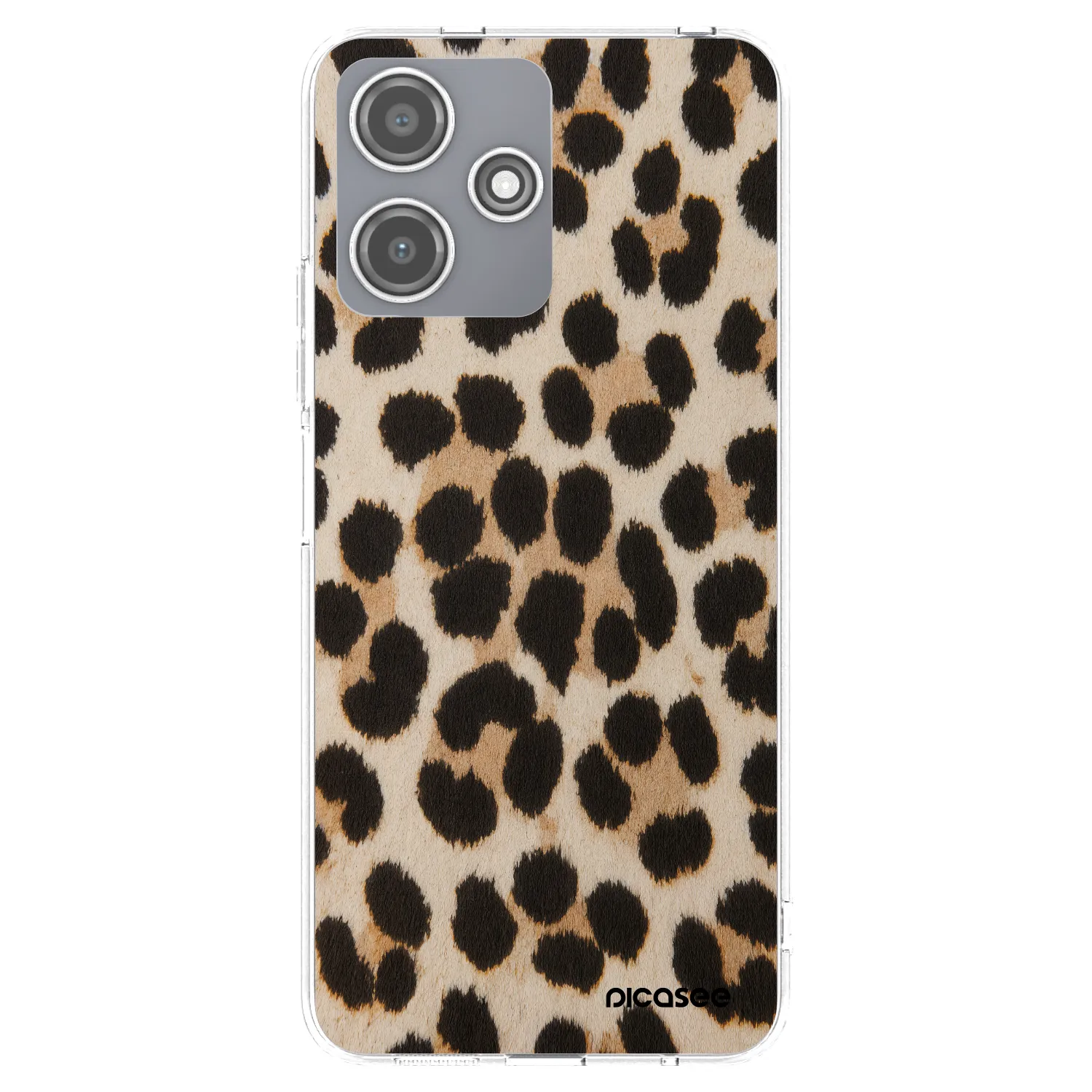 Picasee silikonski prozorni ovitek za Xiaomi Redmi 12 5G - Brown Tiger