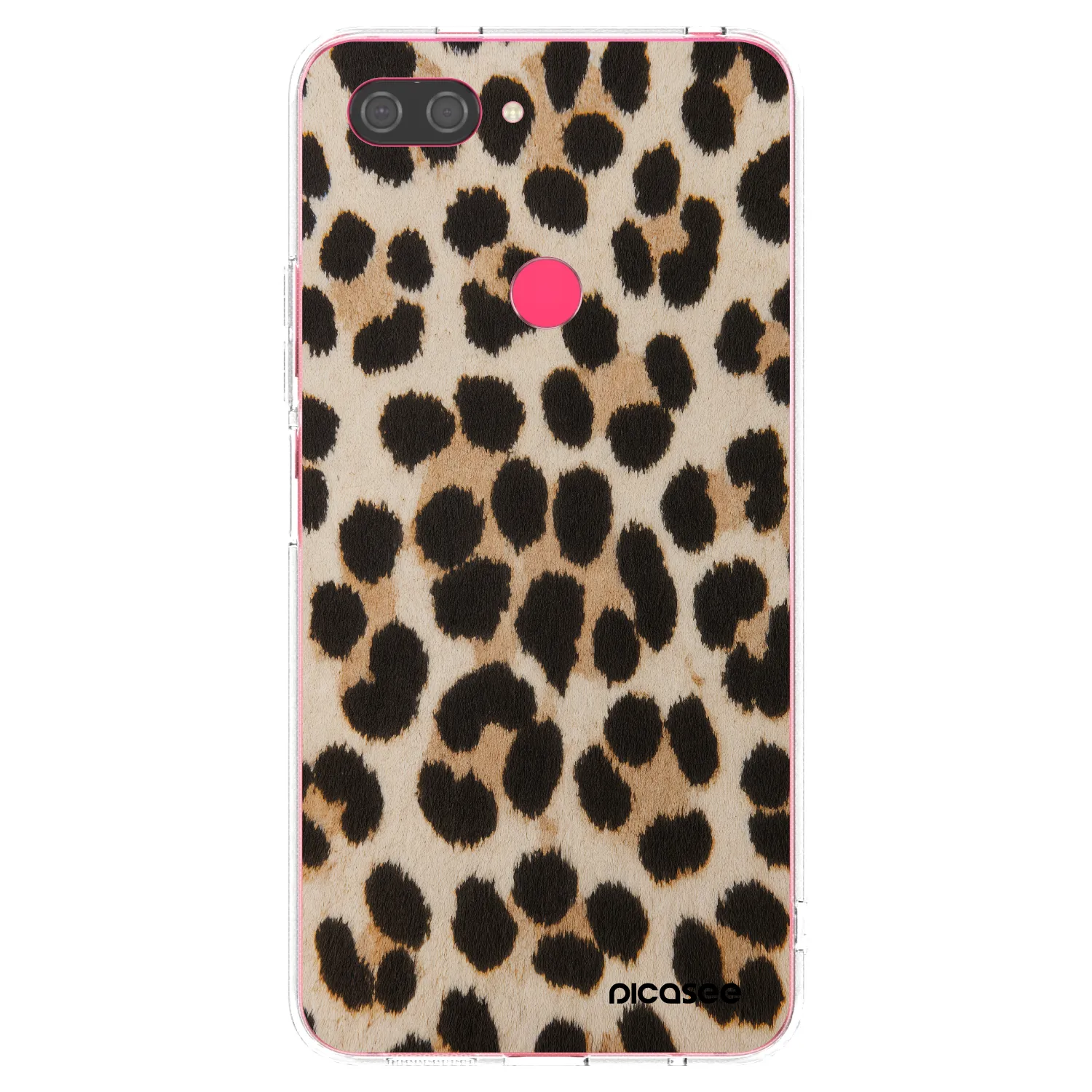 Picasee silikonski prozorni ovitek za Xiaomi Mi 8 Lite - Brown Tiger