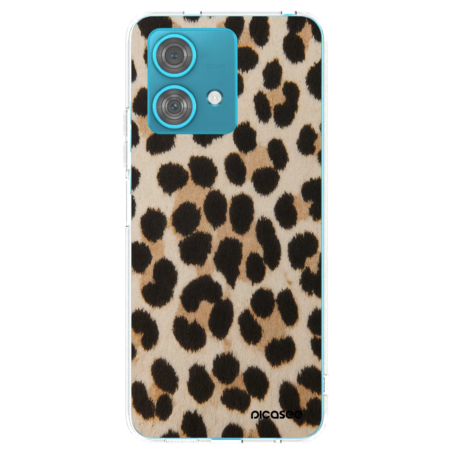 Picasee silikonski prozorni ovitek za Motorola Edge 40 Neo - Brown Tiger