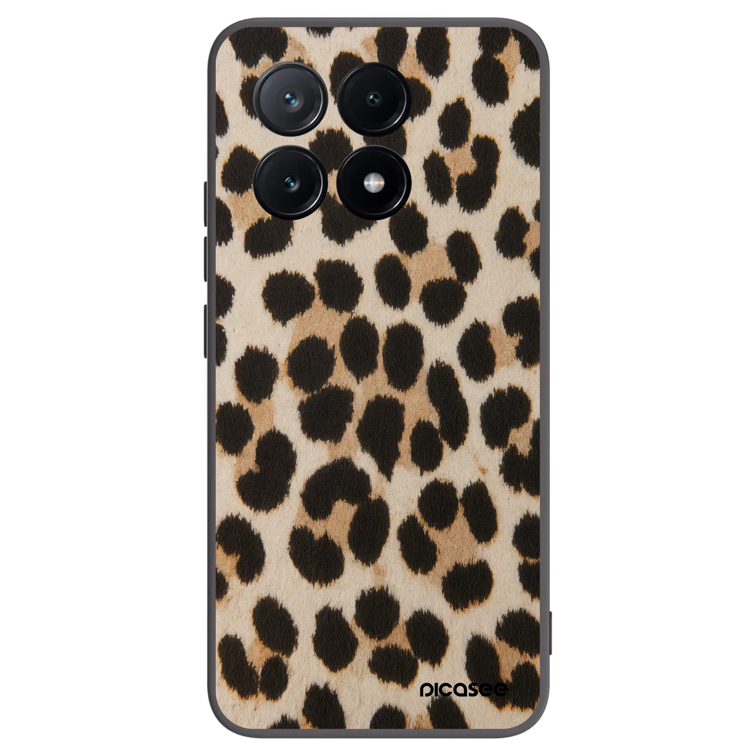 Picasee silikonski črni ovitek za Xiaomi Poco X6 Pro - Brown Tiger