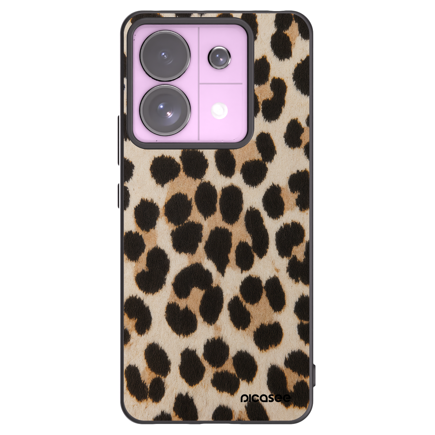 Picasee silikonski črni ovitek za Xiaomi Redmi Note 13 Pro 5G - Brown Tiger