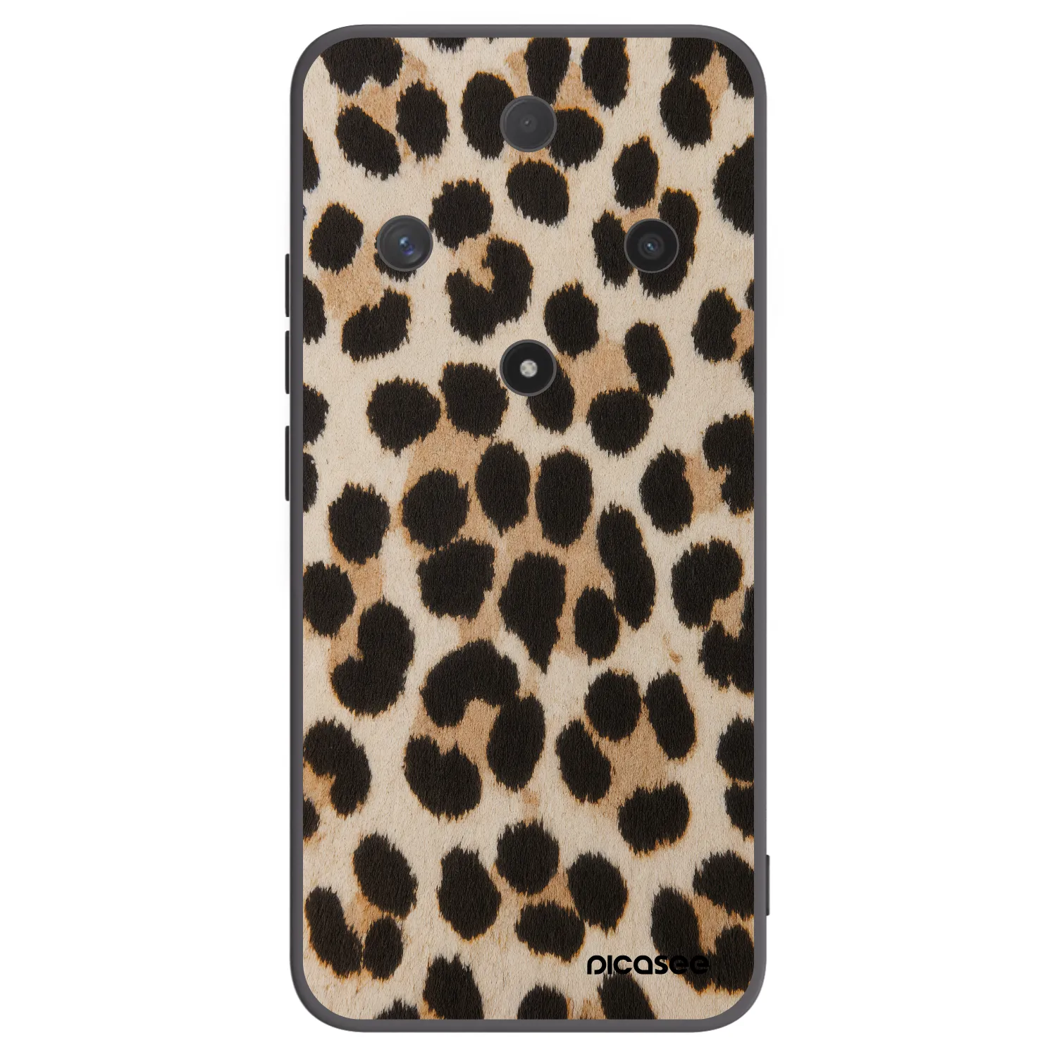 Picasee silikonski črni ovitek za Honor Magic6 Lite 5G - Brown Tiger