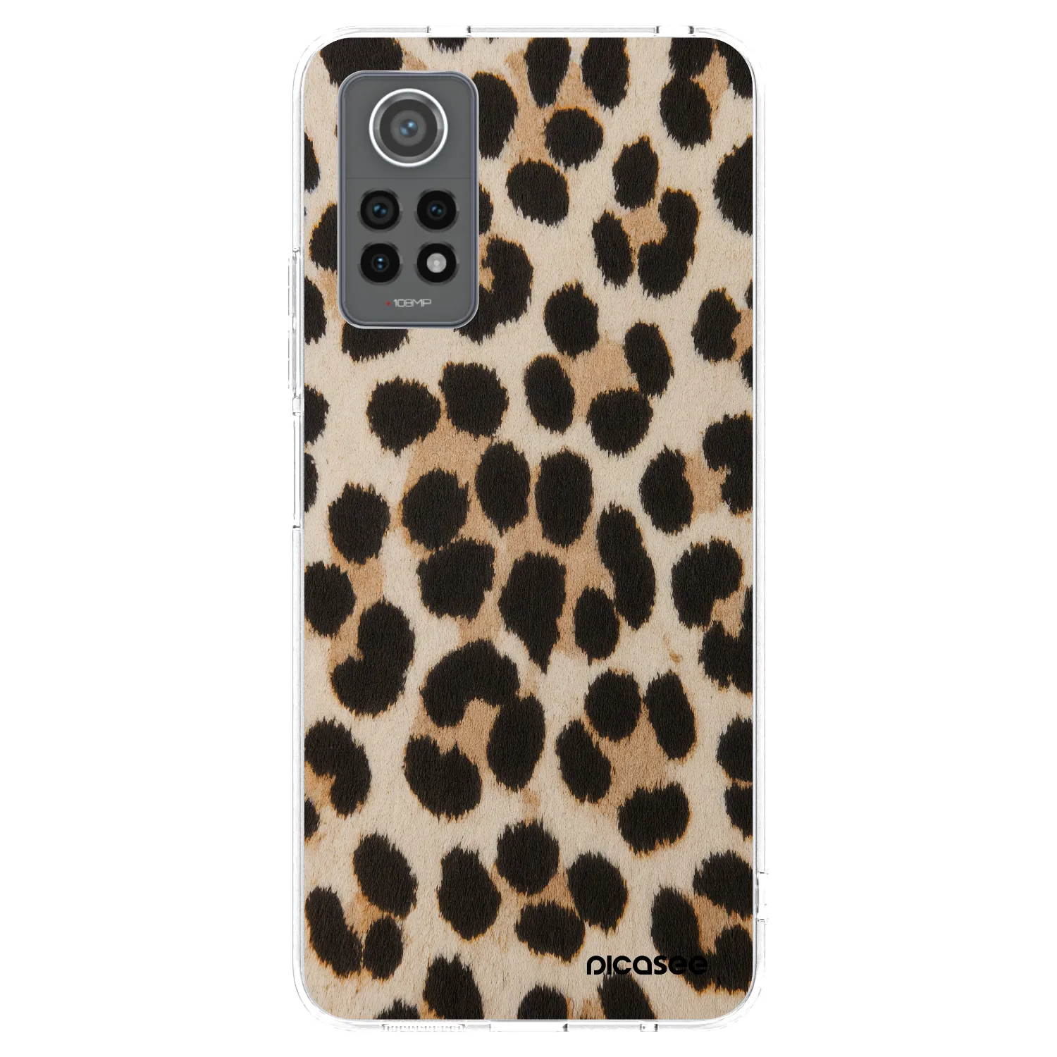 Picasee silikonski prozorni ovitek za Xiaomi Redmi Note 12 Pro 4G - Brown Tiger