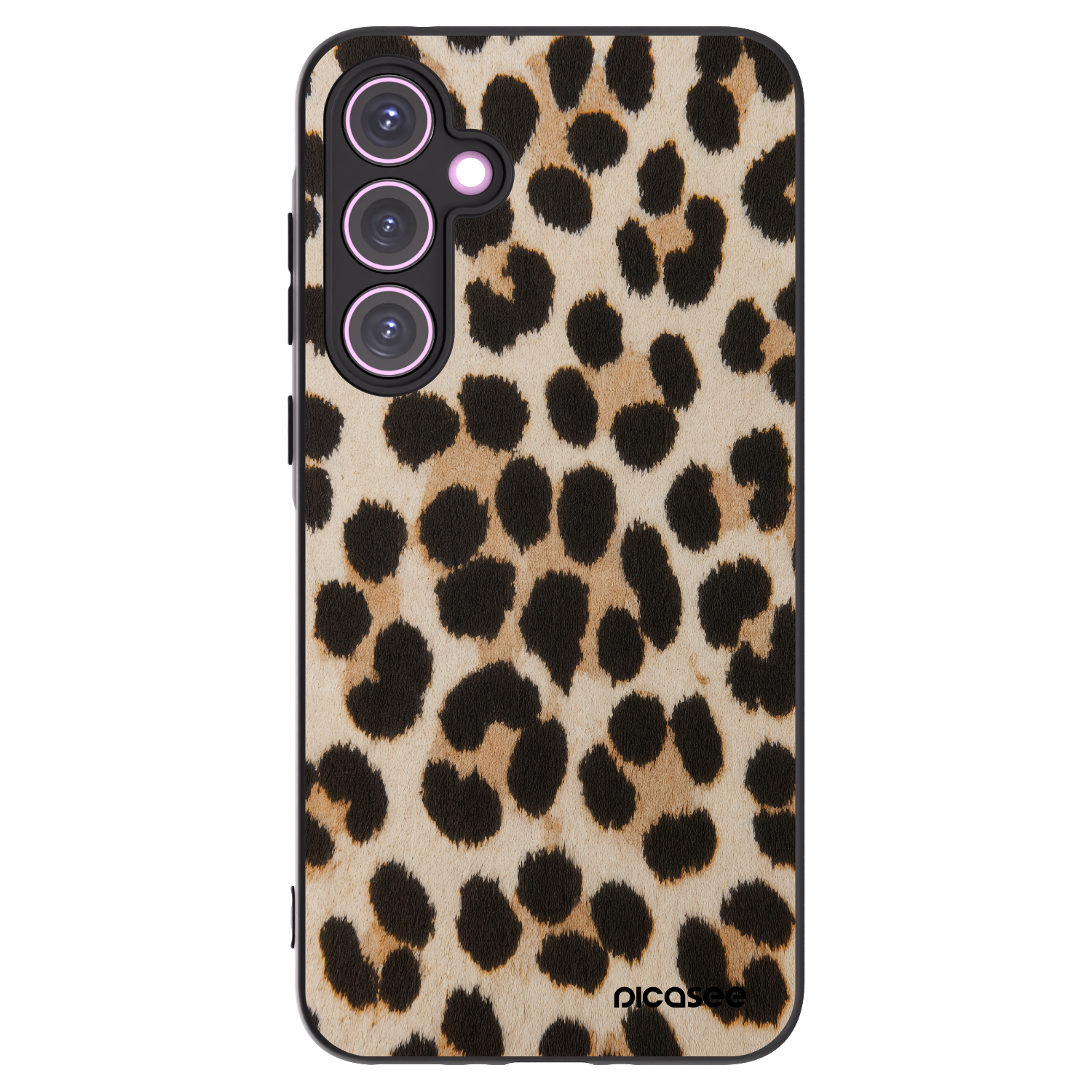 Picasee silikonski črni ovitek za Samsung Galaxy A35 5G A356B - Brown Tiger