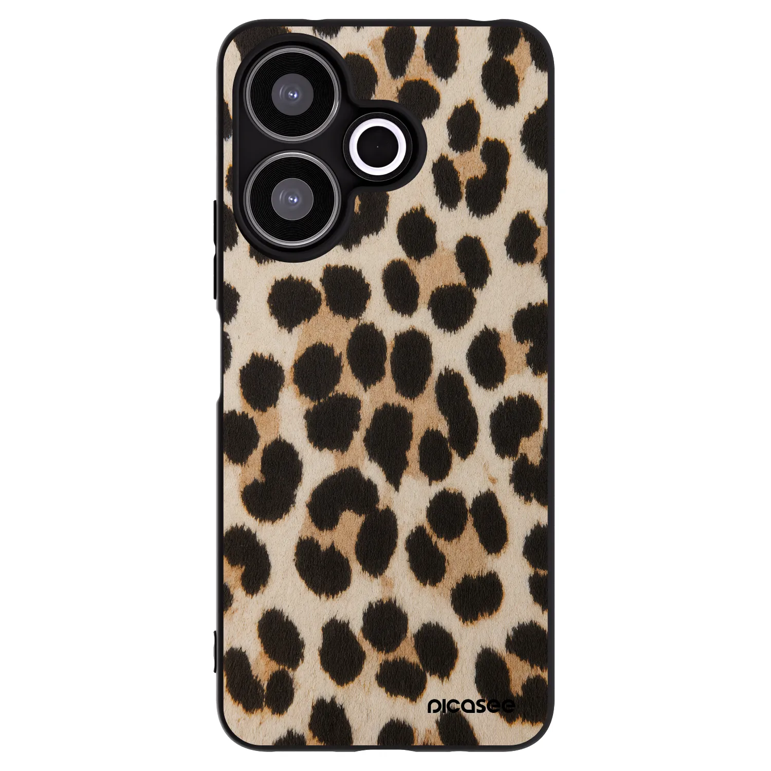 Picasee silikonski črni ovitek za Xiaomi Redmi 13 4G - Brown Tiger