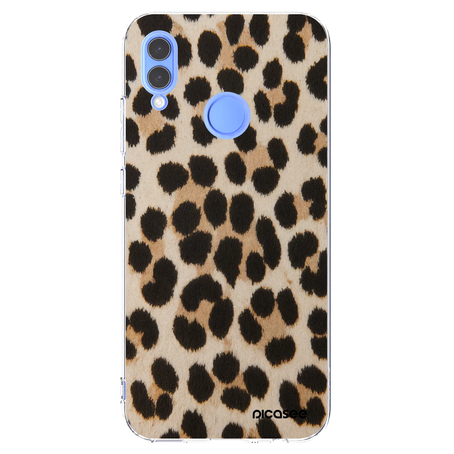 Picasee silikonski prozorni ovitek za Huawei P Smart 2019 - Brown Tiger