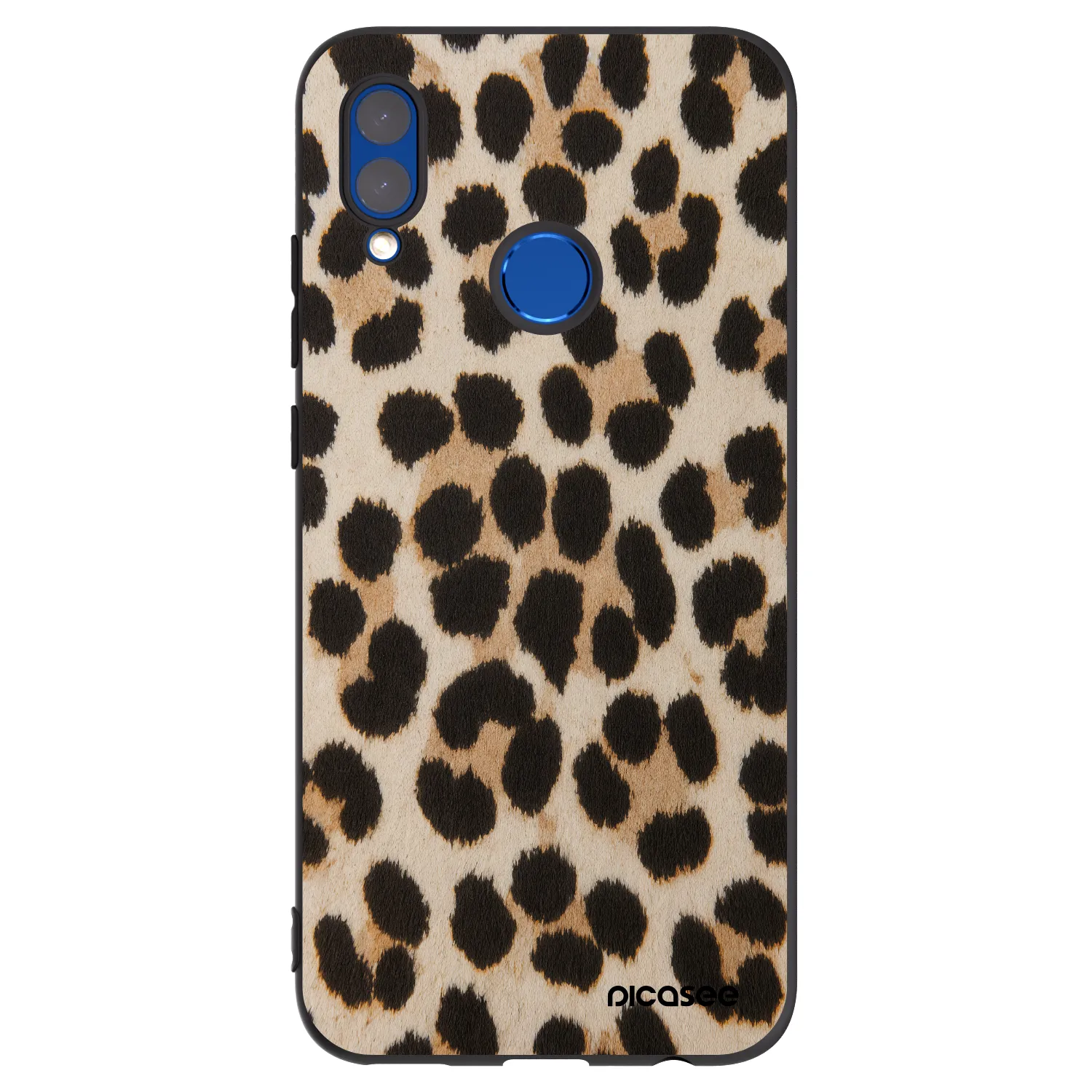 Picasee silikonski črni ovitek za Honor 10 Lite - Brown Tiger