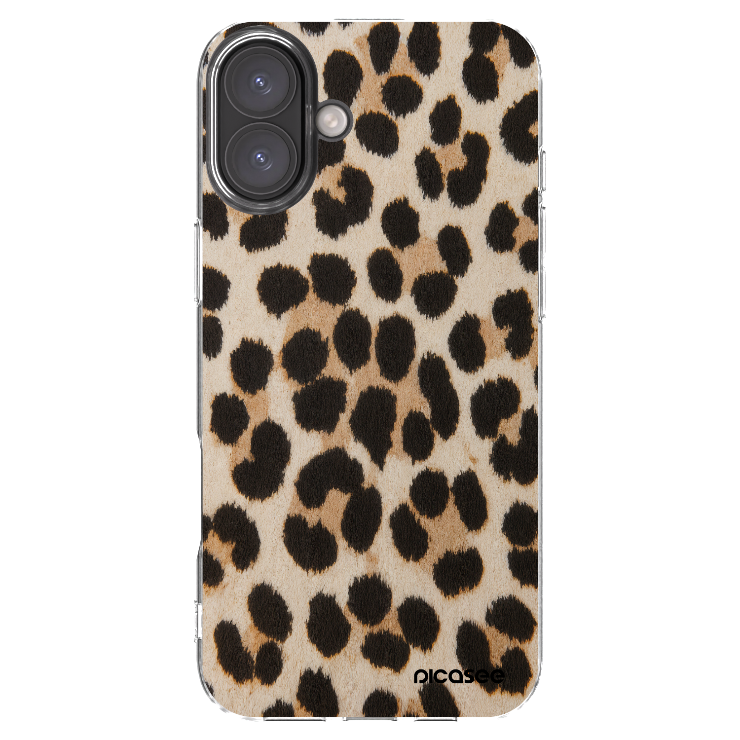 Picasee silikonski prozorni ovitek za Apple iPhone 16 Plus - Brown Tiger