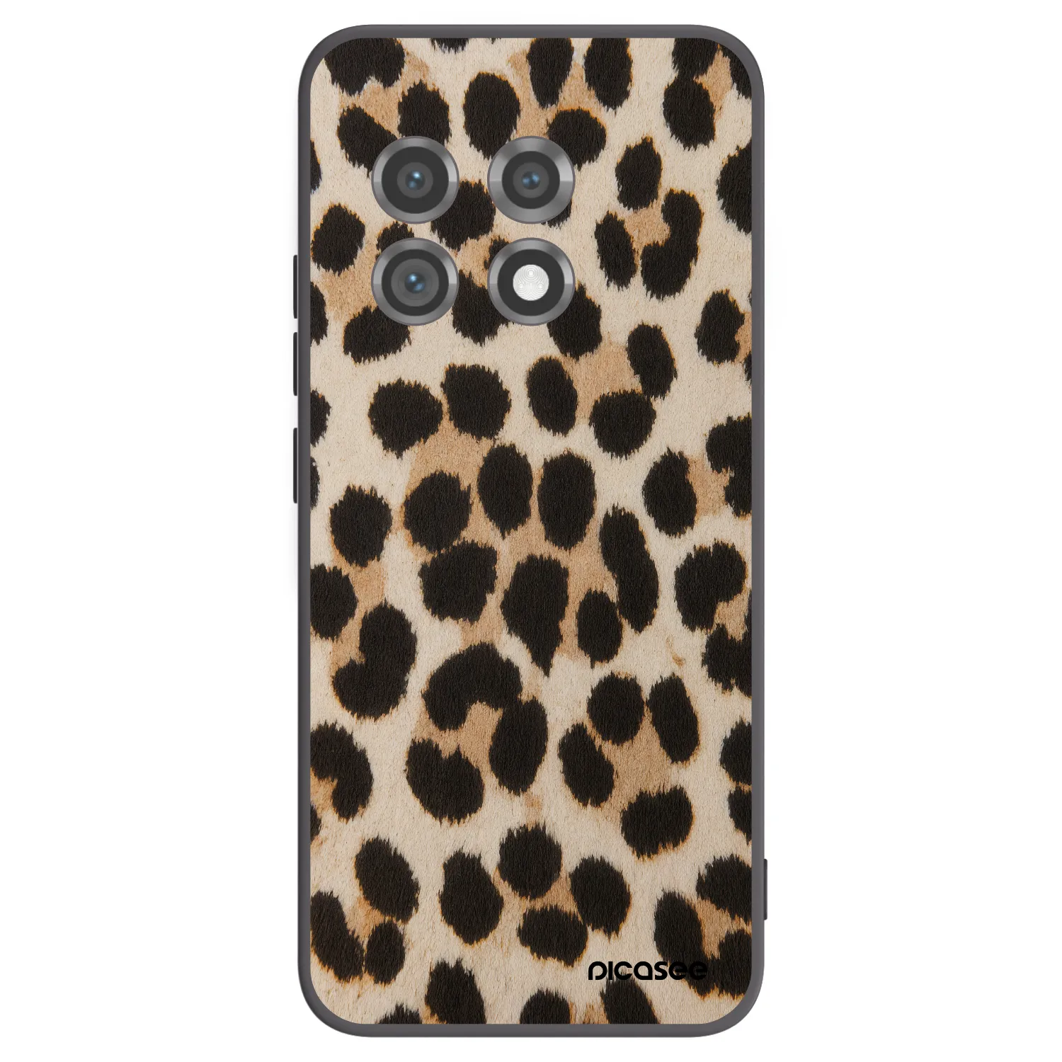 Picasee silikonski črni ovitek za OnePlus 11 5G - Brown Tiger