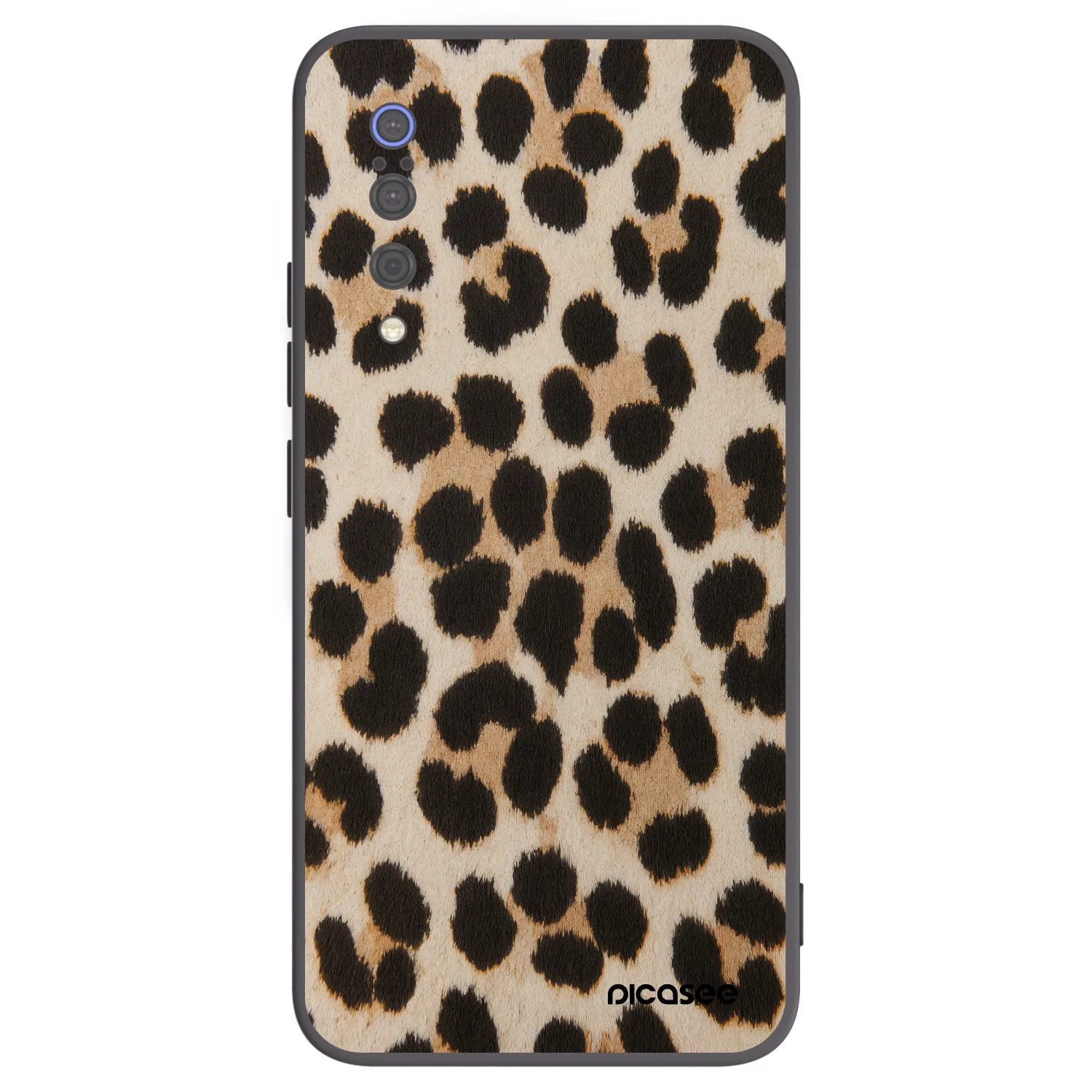 Picasee silikonski črni ovitek za Xiaomi Mi 9 - Brown Tiger