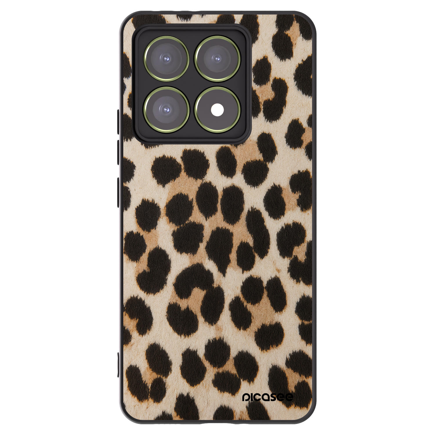 Picasee silikonski črni ovitek za Xiaomi 14T - Brown Tiger